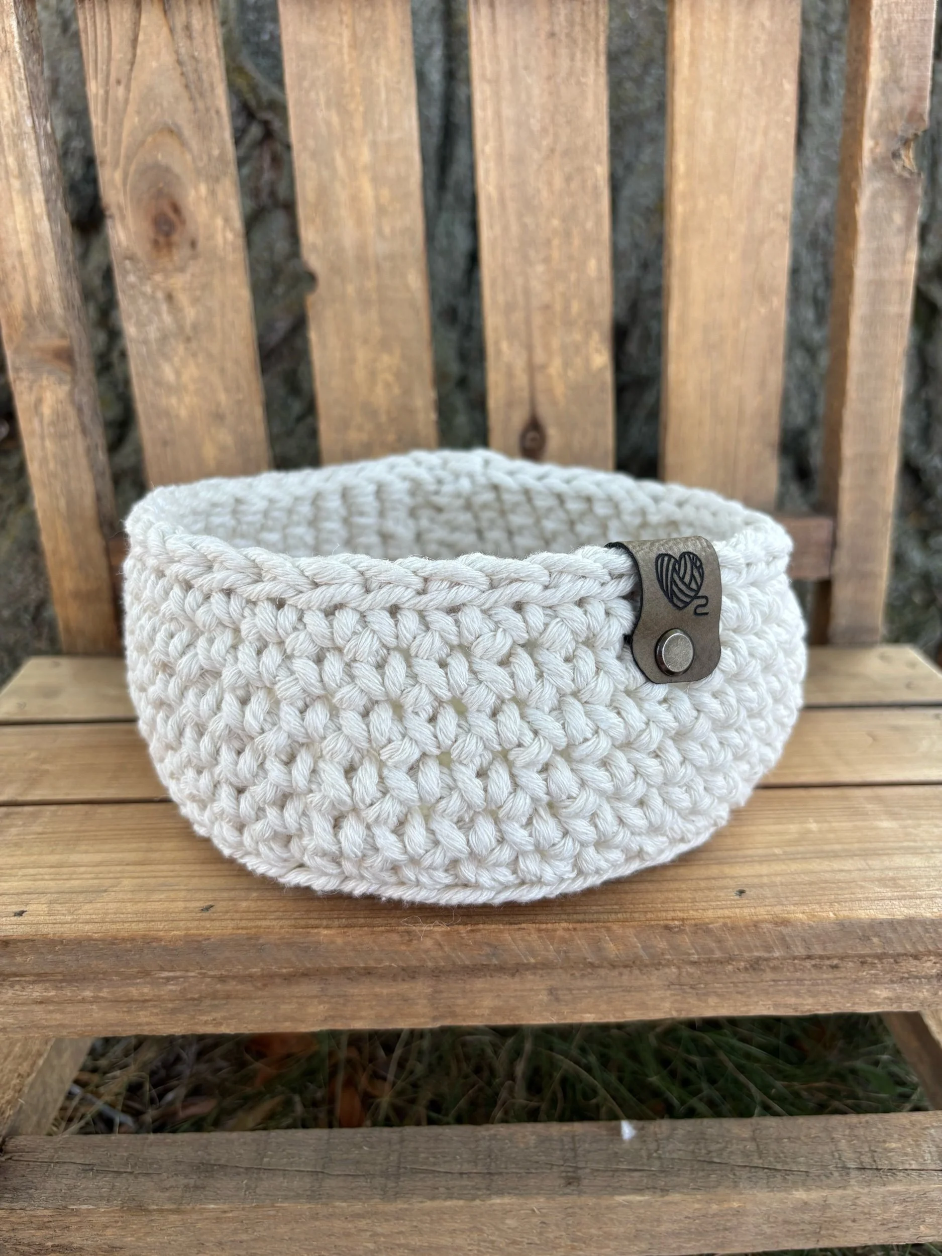 Handmade Crochet Basket