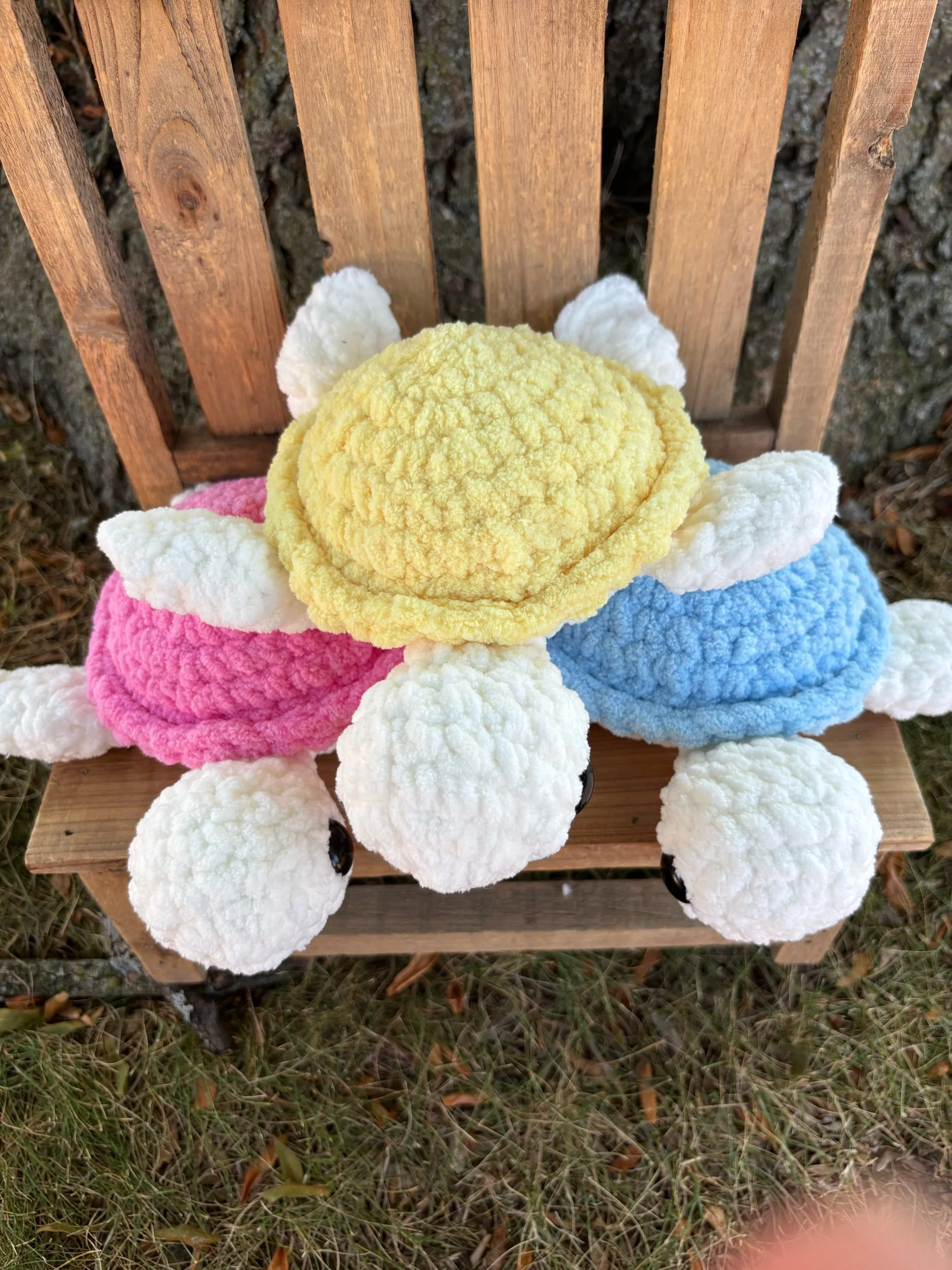 Handmade Crochet Turtle Plushie