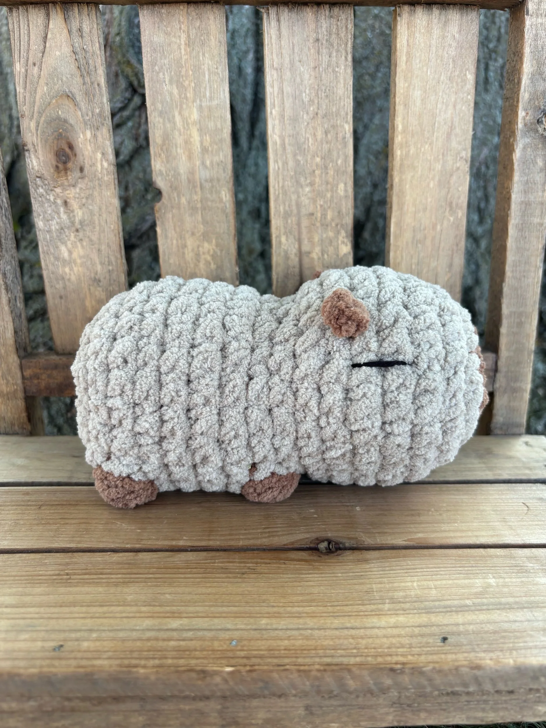 Handmade Crochet Capybara Plushie