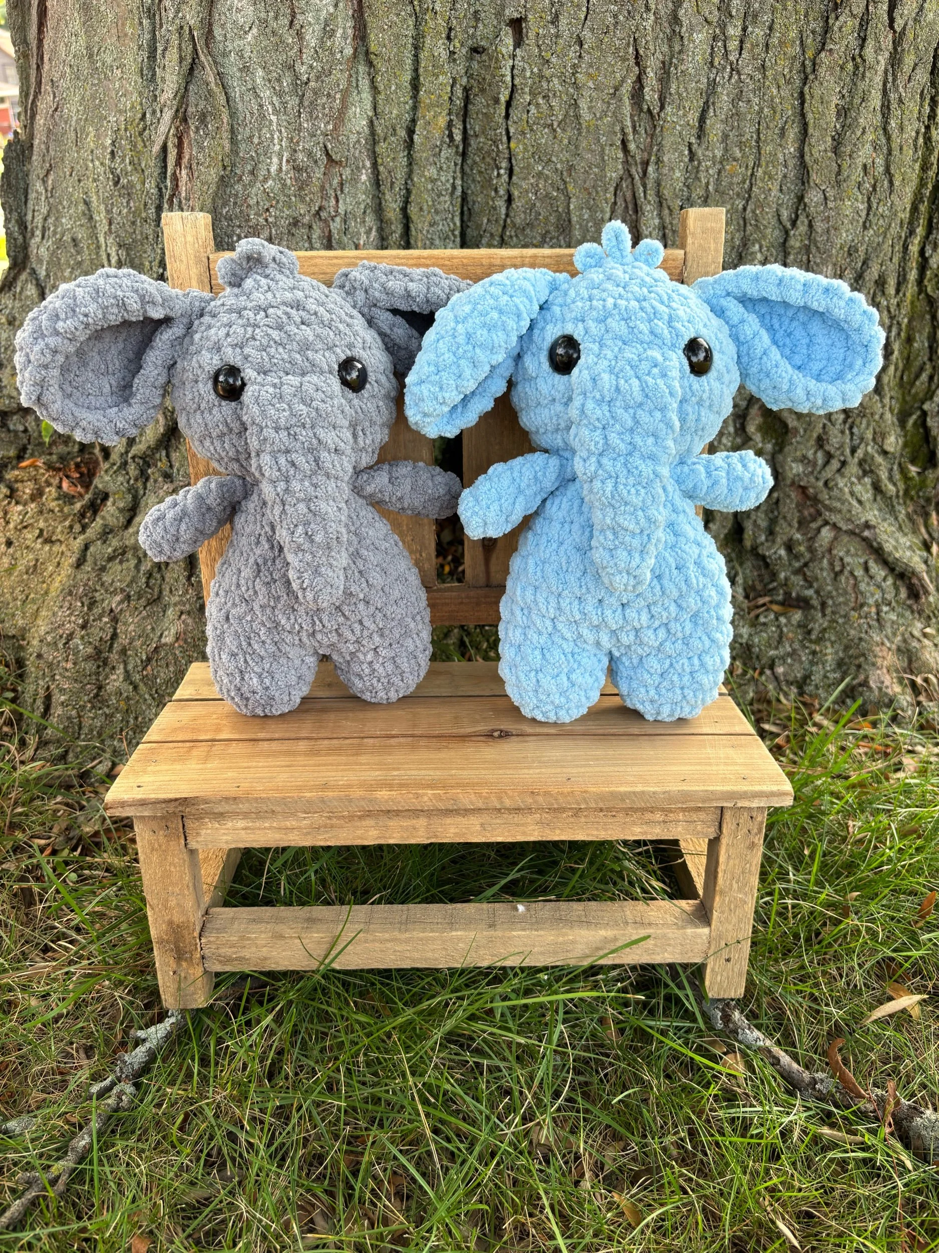 Handmade Crochet Elephant Plushie