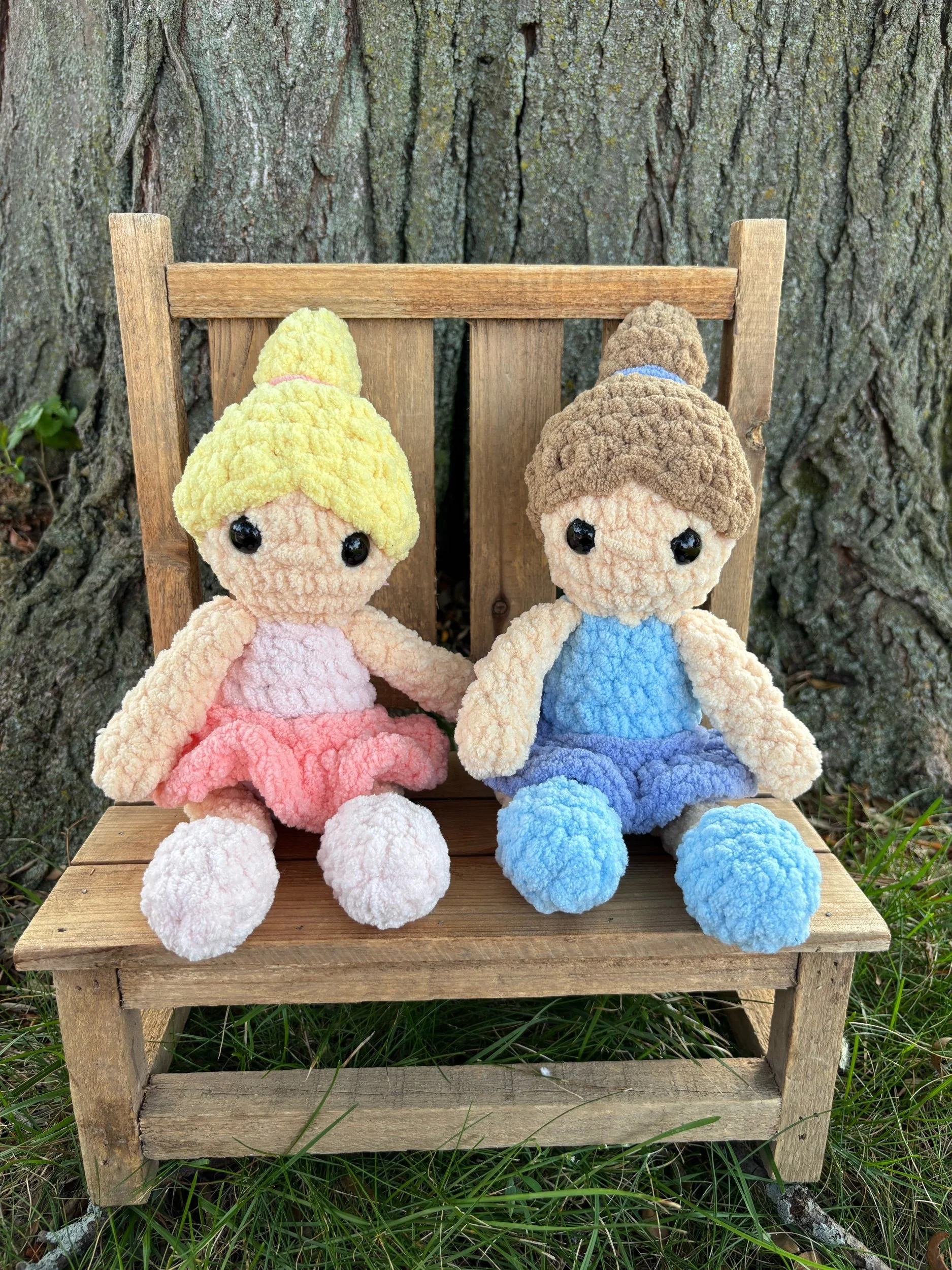 Handmade Crochet Ballerina Plushie