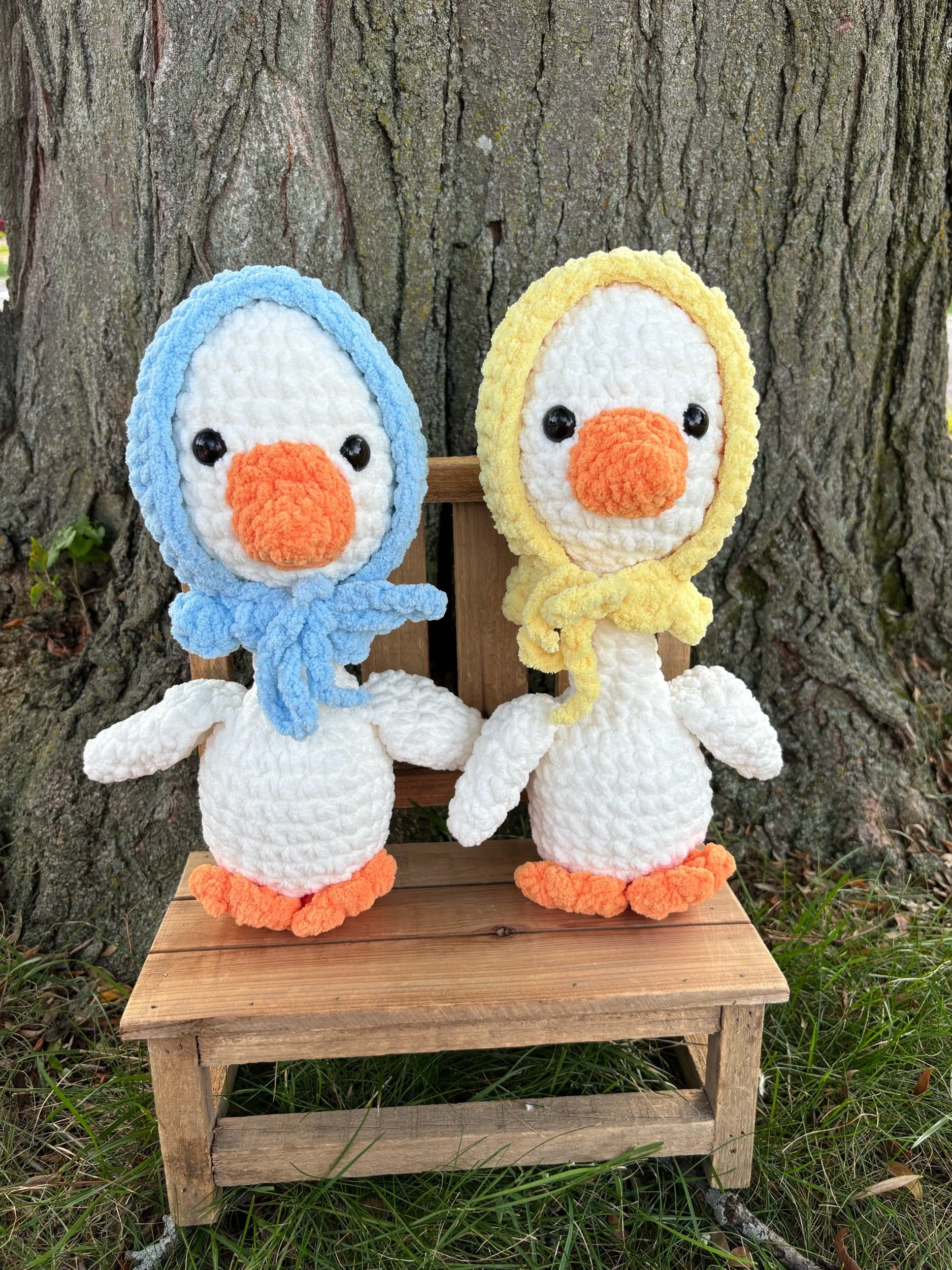 Handmade Crochet Goose Plushie