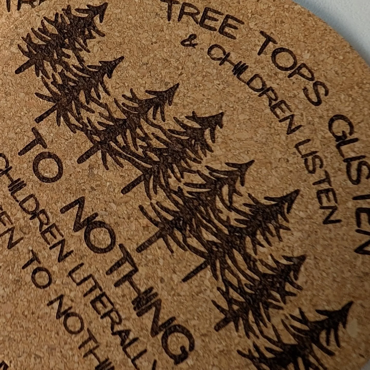 Engraving these for my grand opening and whew&hellip; this coaster took me right back to the days when my kids were younger and selective hearing was their superpower. 😂

Now I&rsquo;m a grandma and just get to laugh when history repeats itself.

Wh