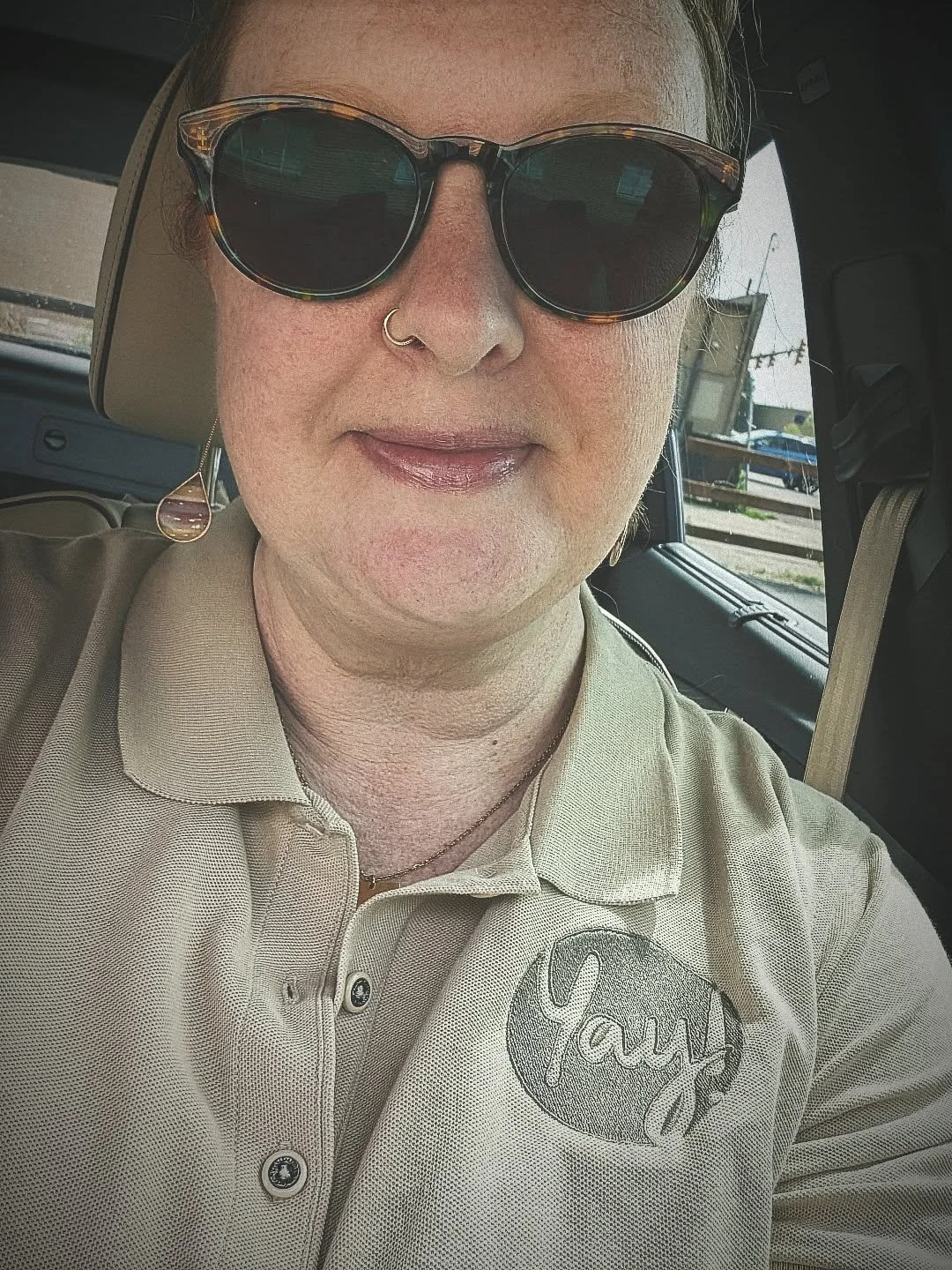 Reppin' @yaygiftsandcards in Boulder today. Stopped by a @polkadotpowerhouse local interest meeting and shared my two cents on why being a Dottie is one of my favorite things! Grateful for @thatmandylady and @mindyvv.regional 🥰🥰