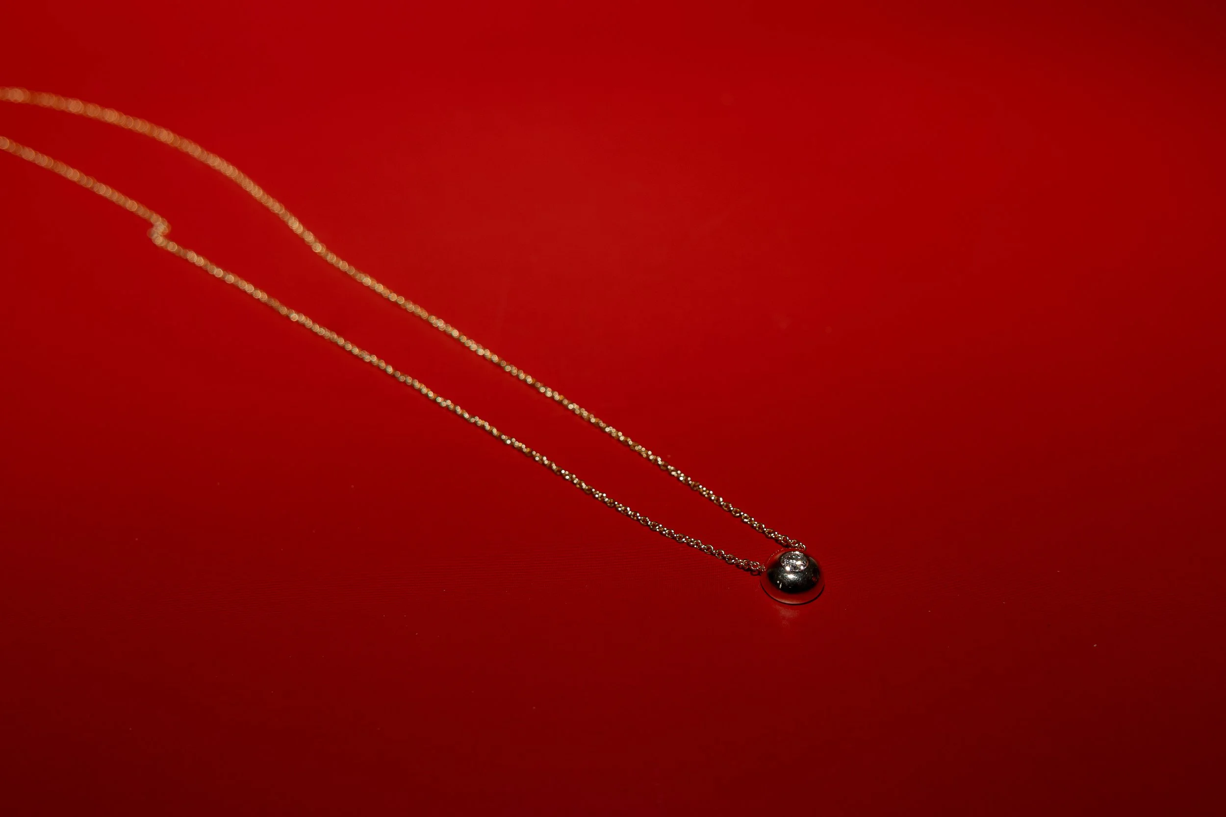 Bubble Solitare Pendant