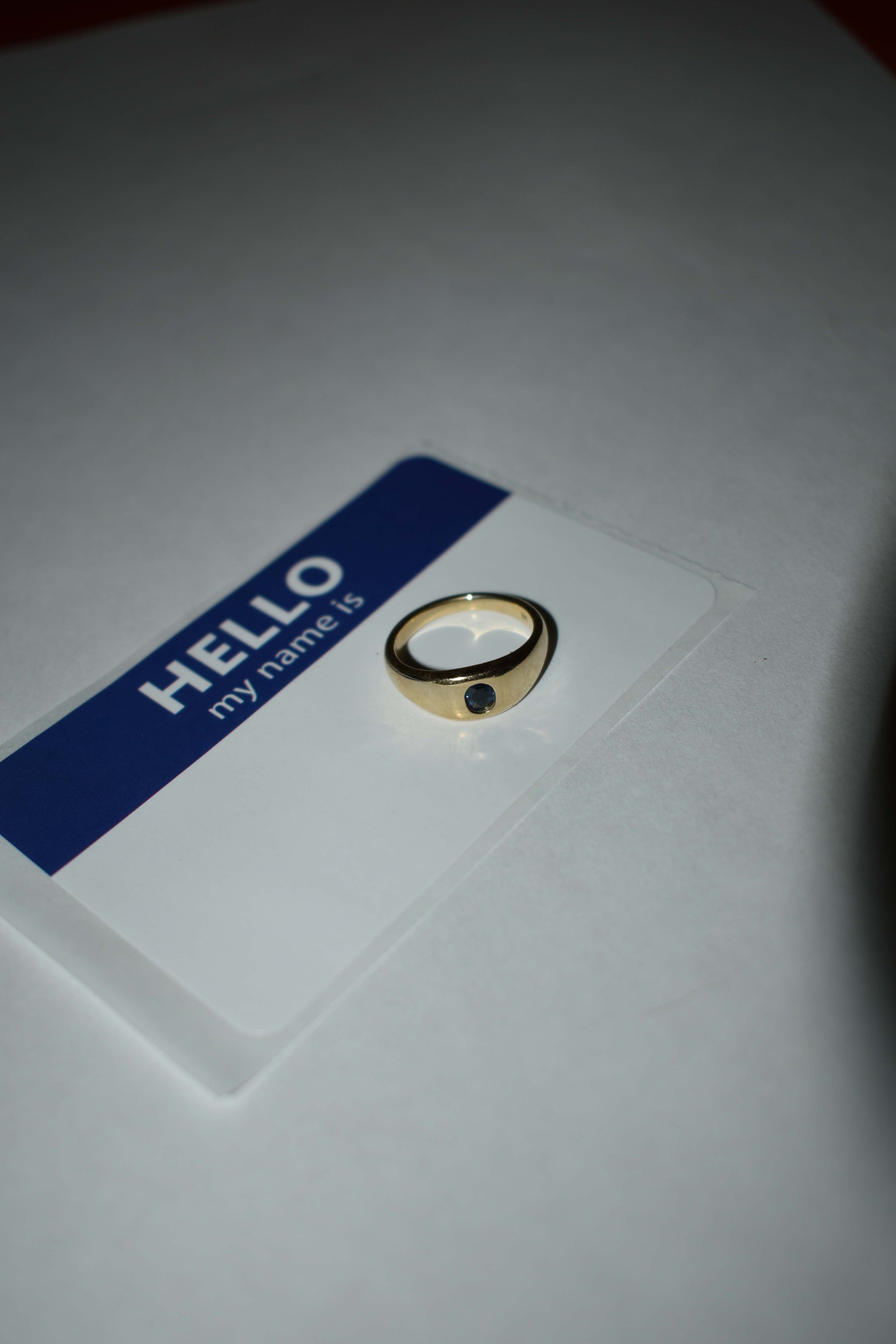 Flush Set Gemstone Ring