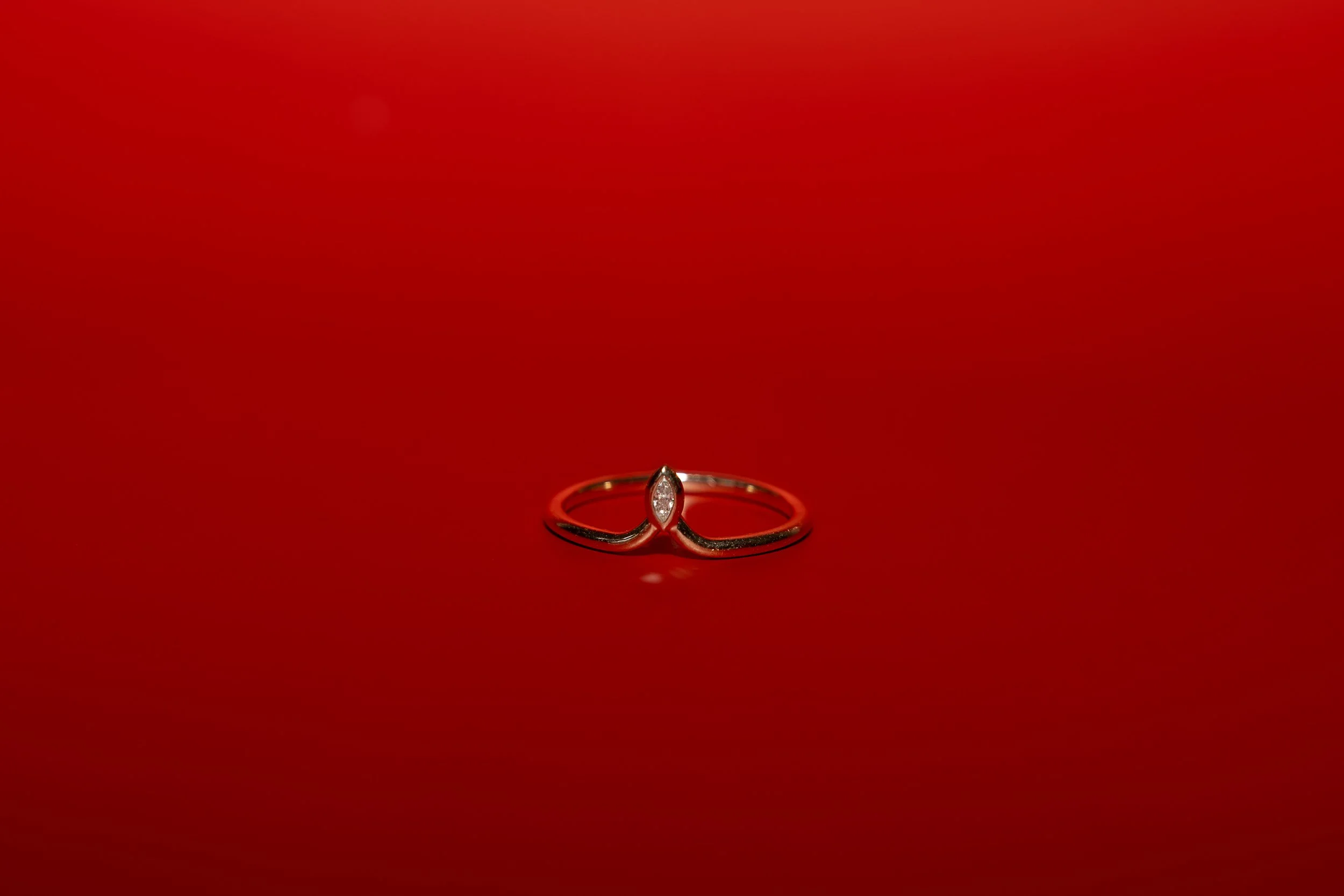 Marquise Diamond Slice Ring