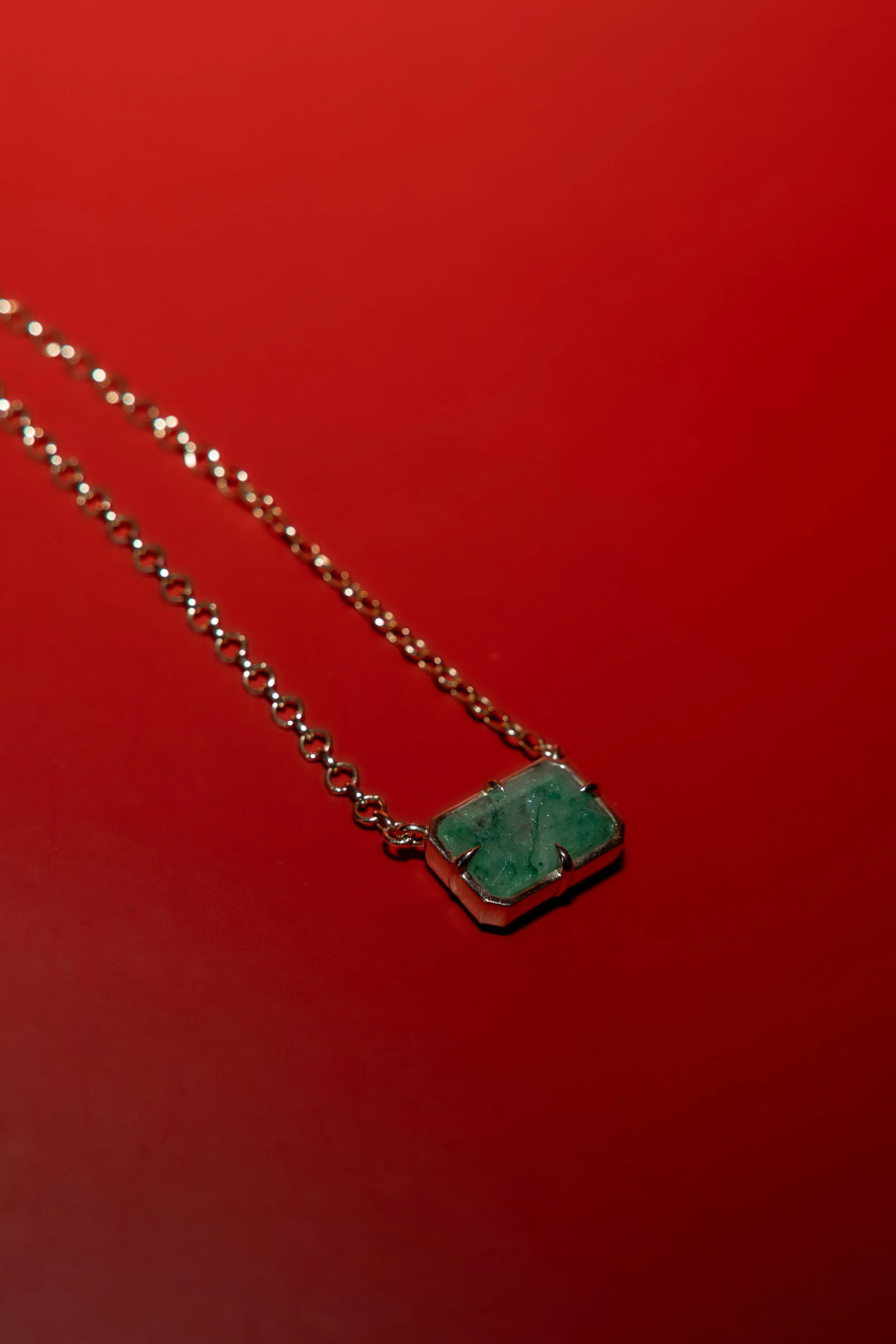 Matchbox Solitaire Pendant