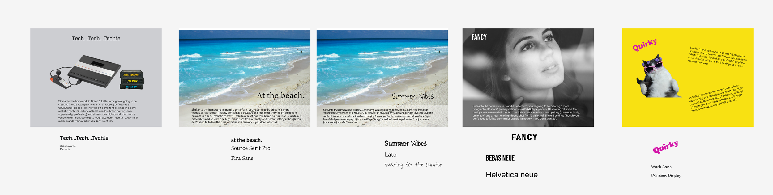 Pairing Fonts