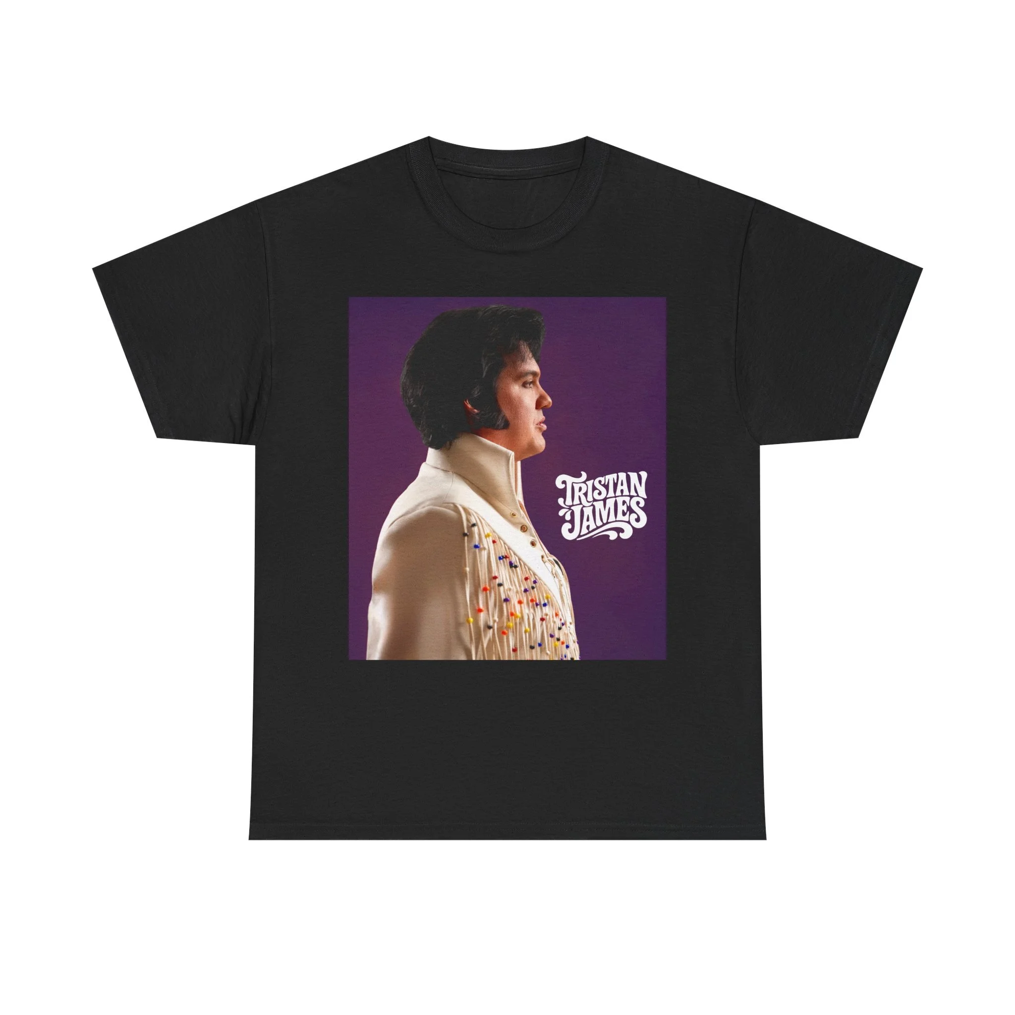 TRISTAN JAMES TRIBUTE ARTIST TSHIRT - 70S PURPLE