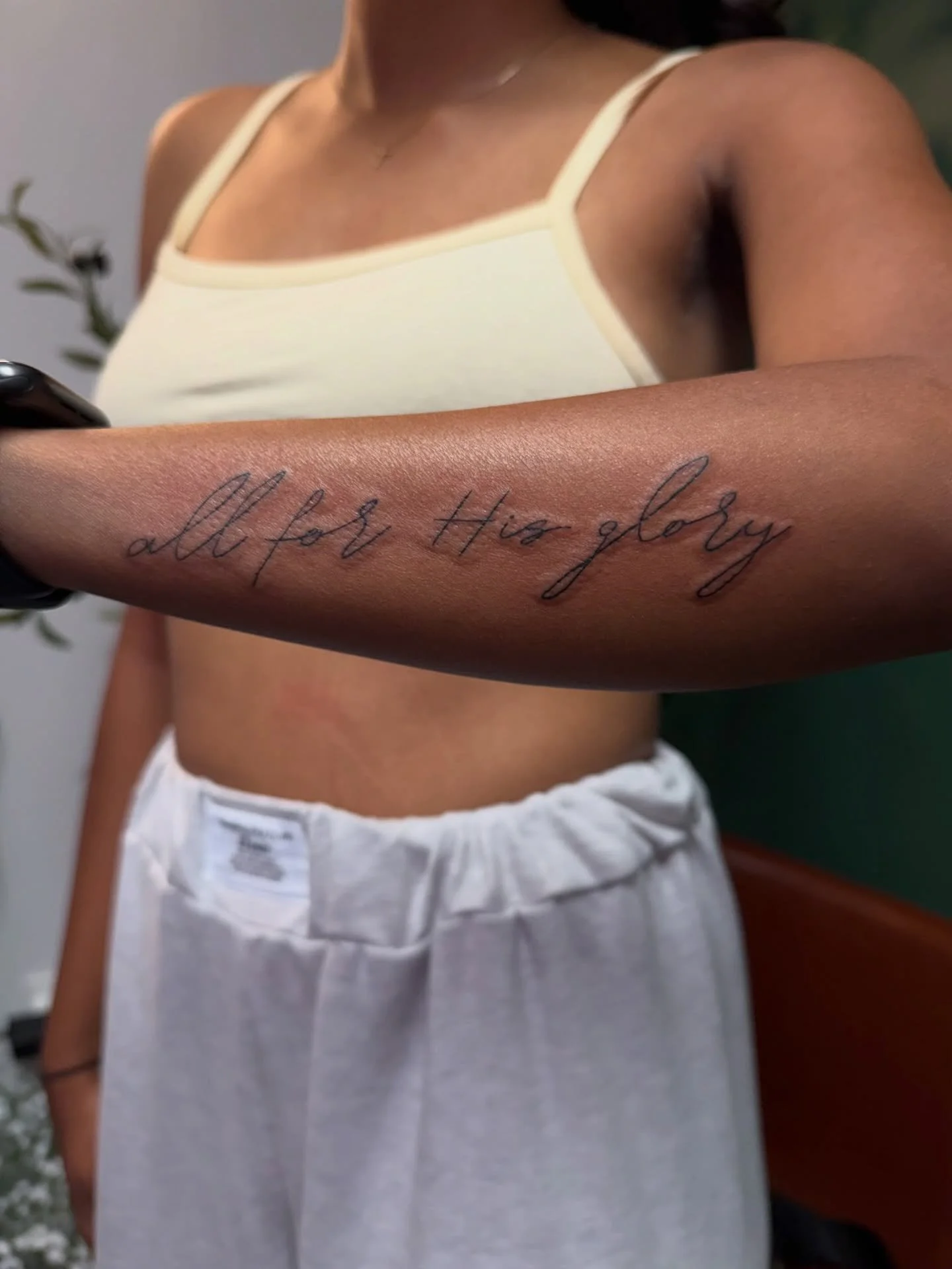 New forearm script and a touchup for this girlie to start of my day