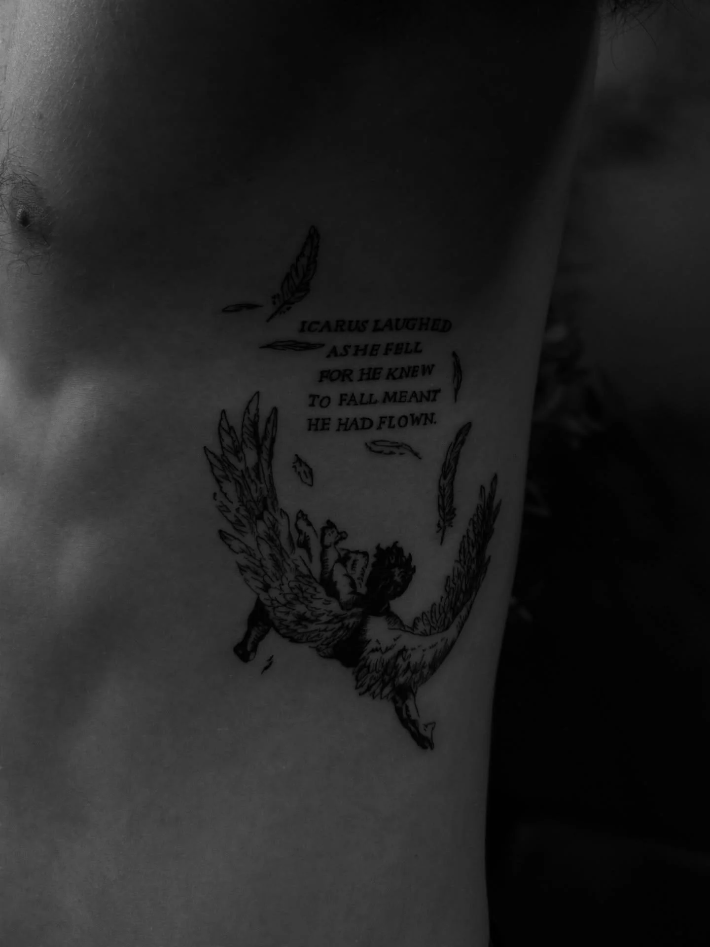 Icarus laughed as he fell 🪶