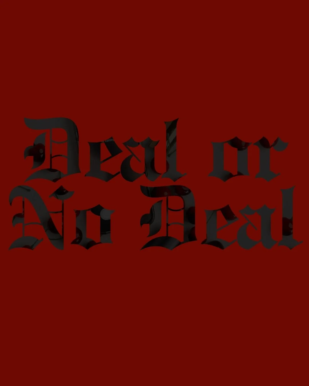 Checkmate Ink just hit 600 followers! So let&rsquo;s do&hellip;
DEAL OR NO DEAL!