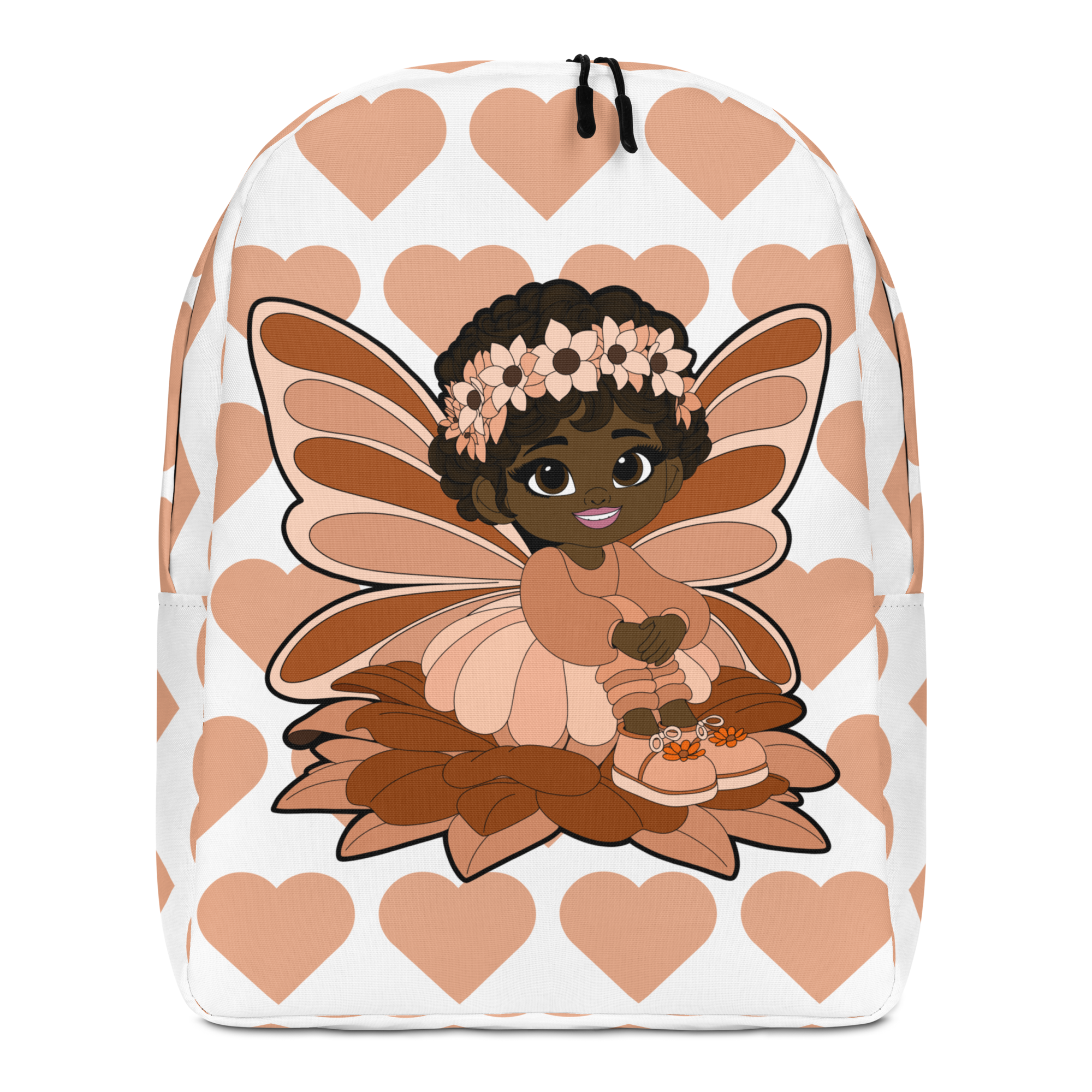 Sweet Sienna Pixie Backpack - Coco Pixies Signature Heart Pattern