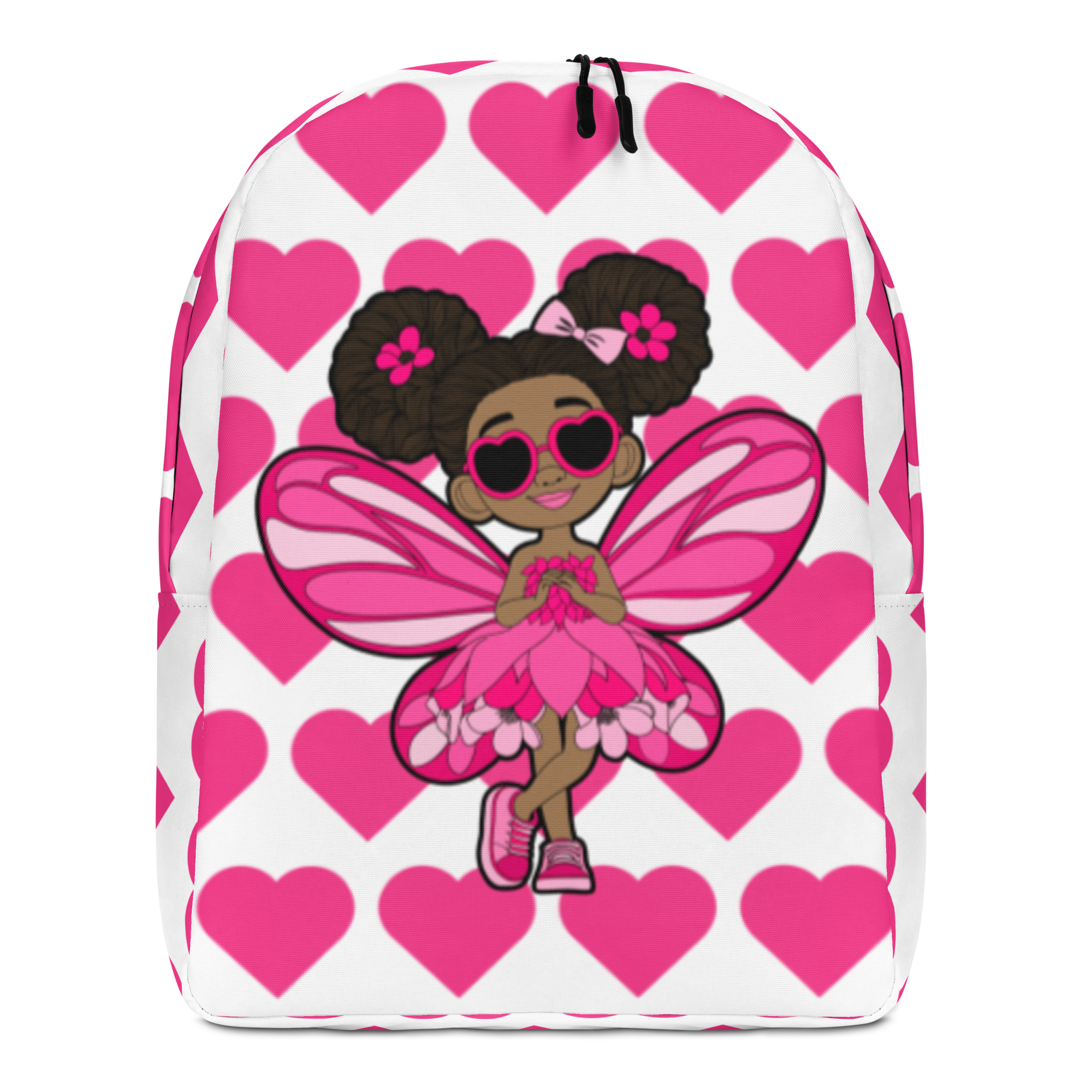 Glitzy Gracelynn Pixie Backpack - Coco Pixies Signature Heart Pattern
