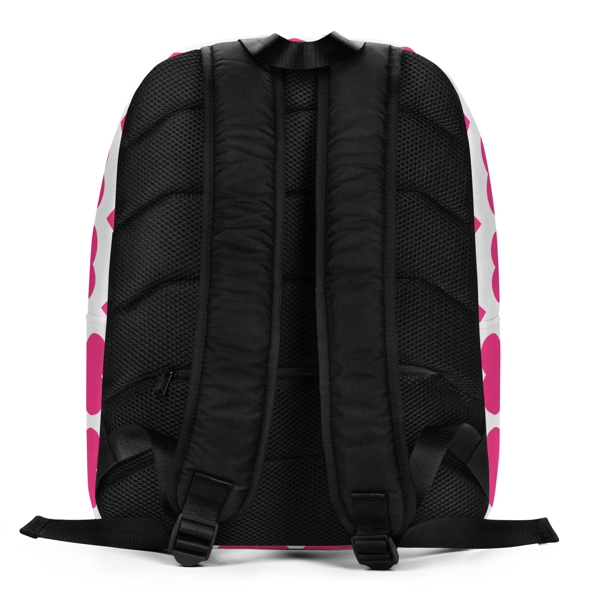 Glitzy Gracelynn Pixie Backpack by Coco Pixies with pink hearts, afro puffs, heart sunglasses and pink wings