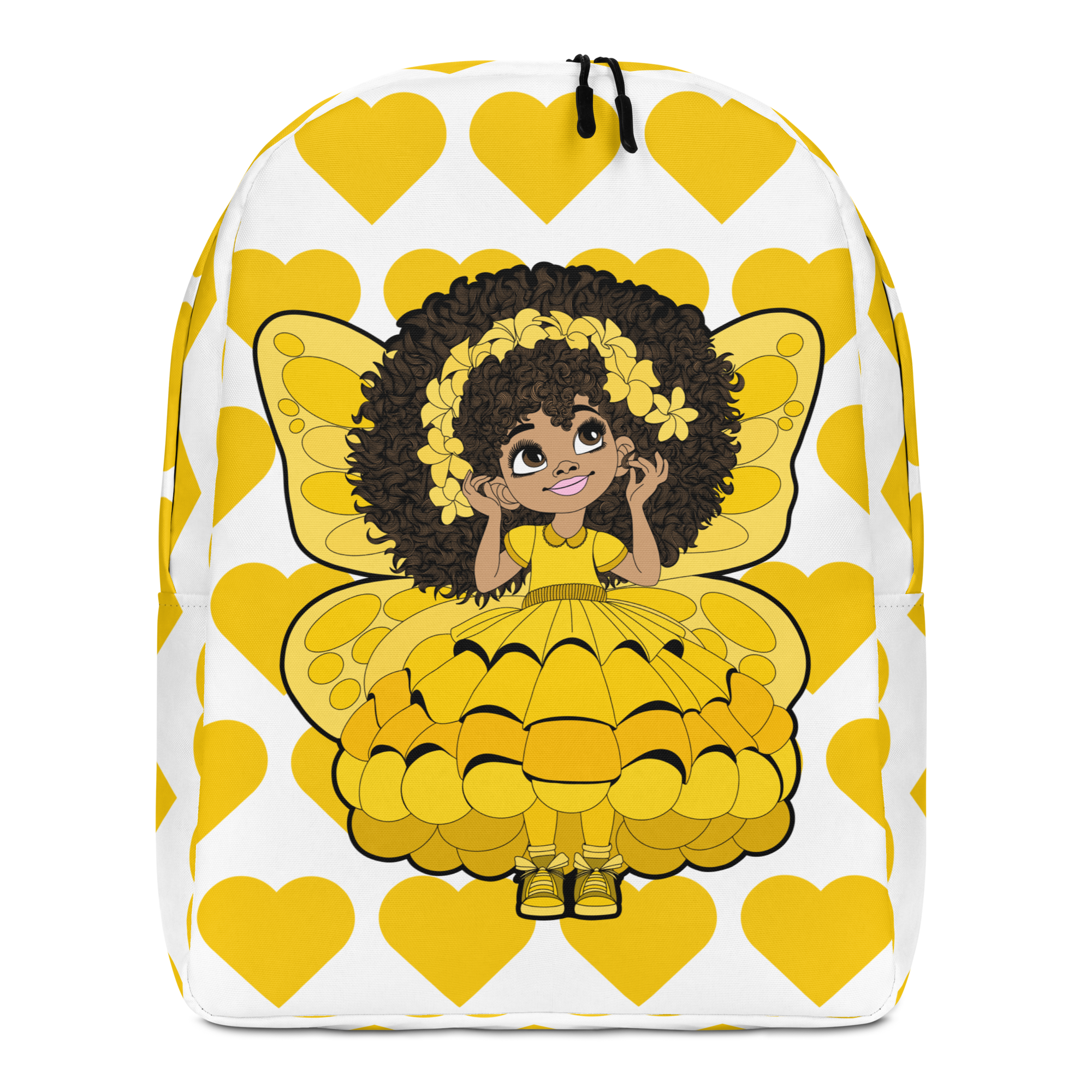 Blissful Brandie Pixie Backpack - Coco Pixies Signature Heart Pattern