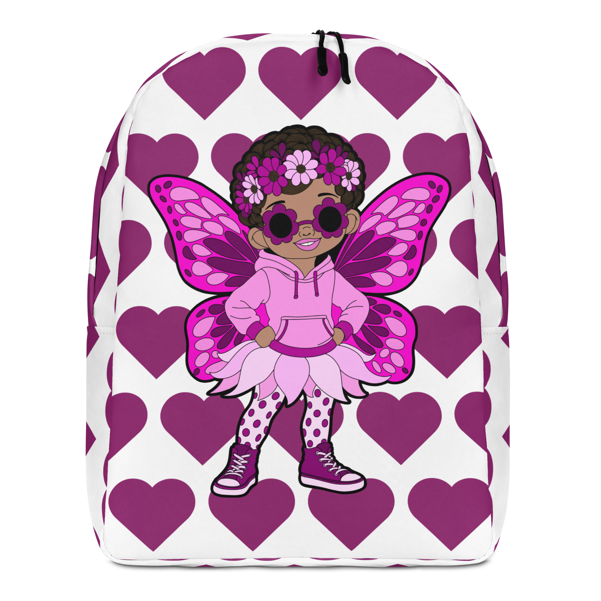 Teonna Twinklepuff Pixie Backpack - Coco Pixies Signature Heart Pattern