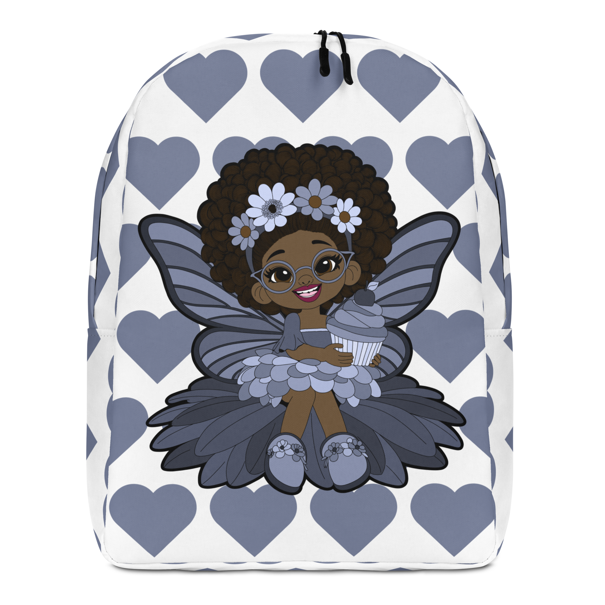Bubbly Brooke Pixie Backpack - Coco Pixies Signature Heart Pattern