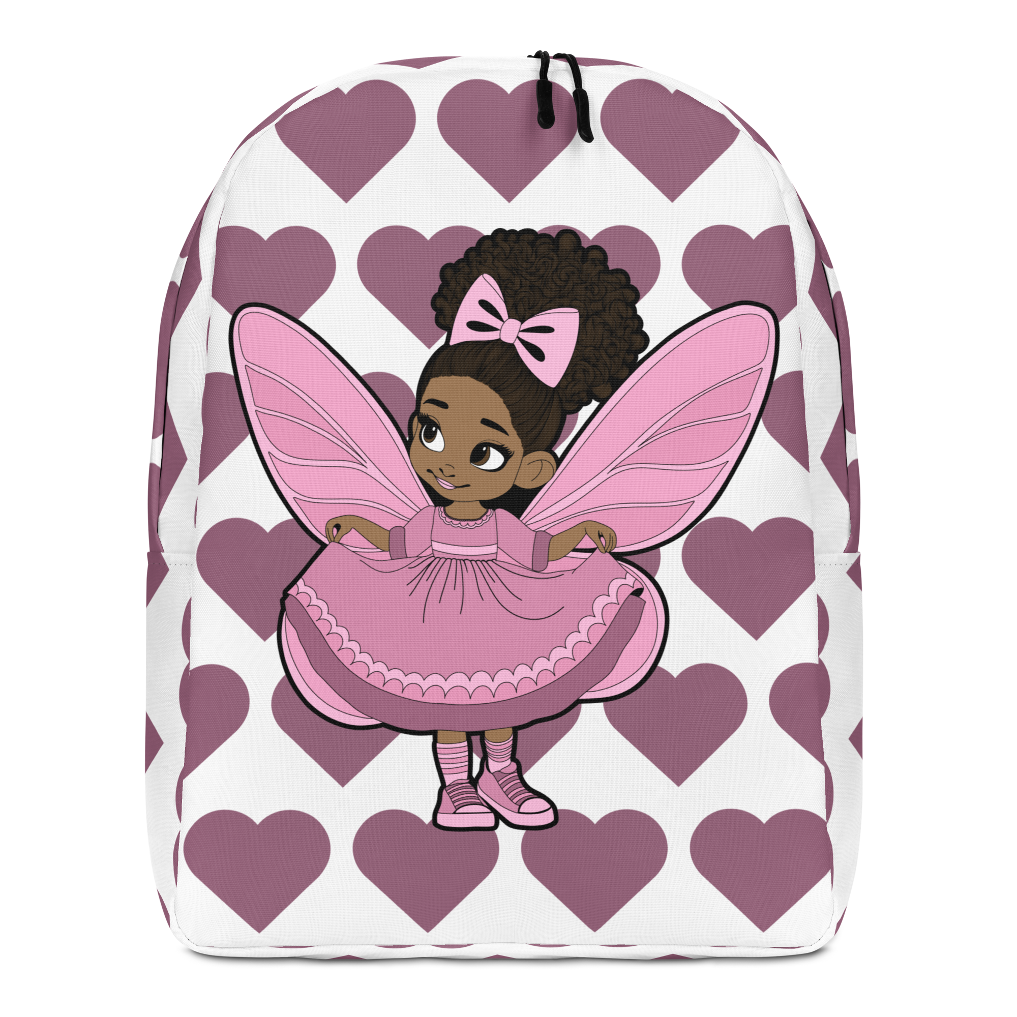 Darling Daphne Pixie Backpack - Coco Pixies Signature Heart Pattern