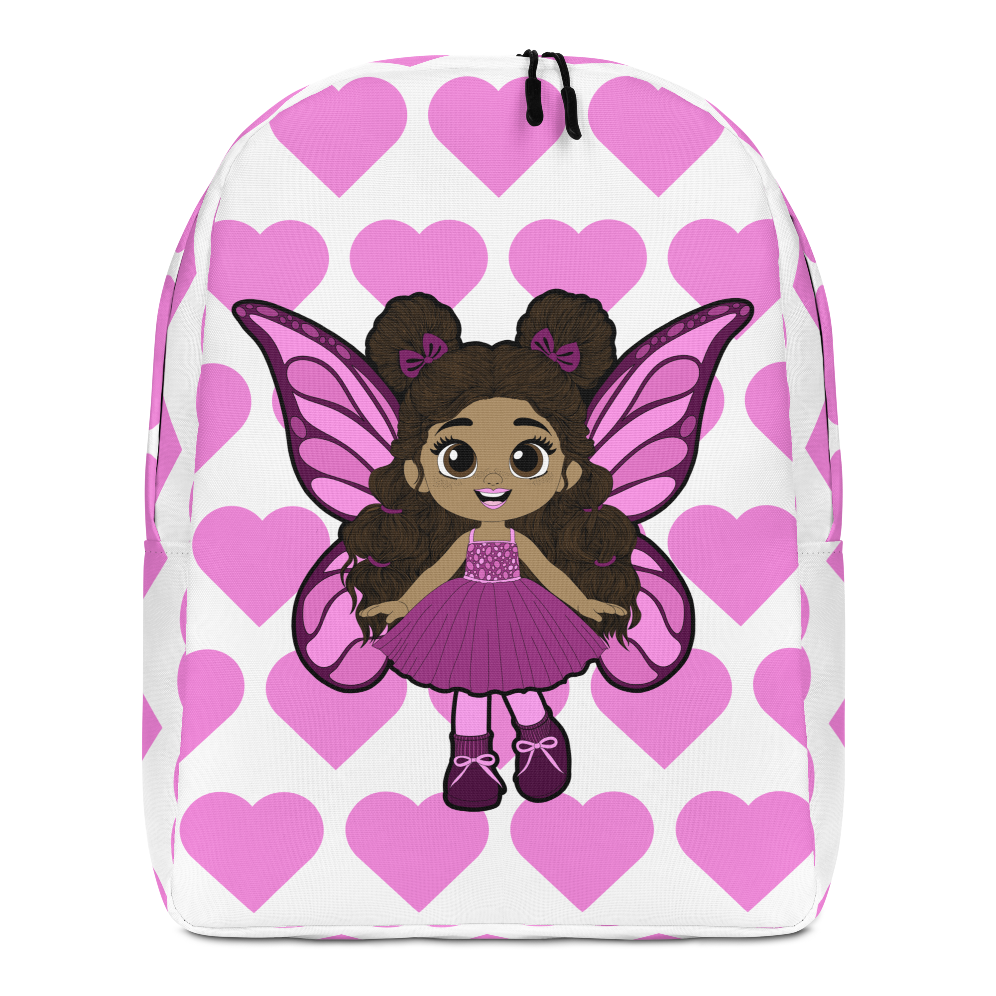 Fiona Flutter Pixie Backpack - Coco Pixies Signature Heart Pattern