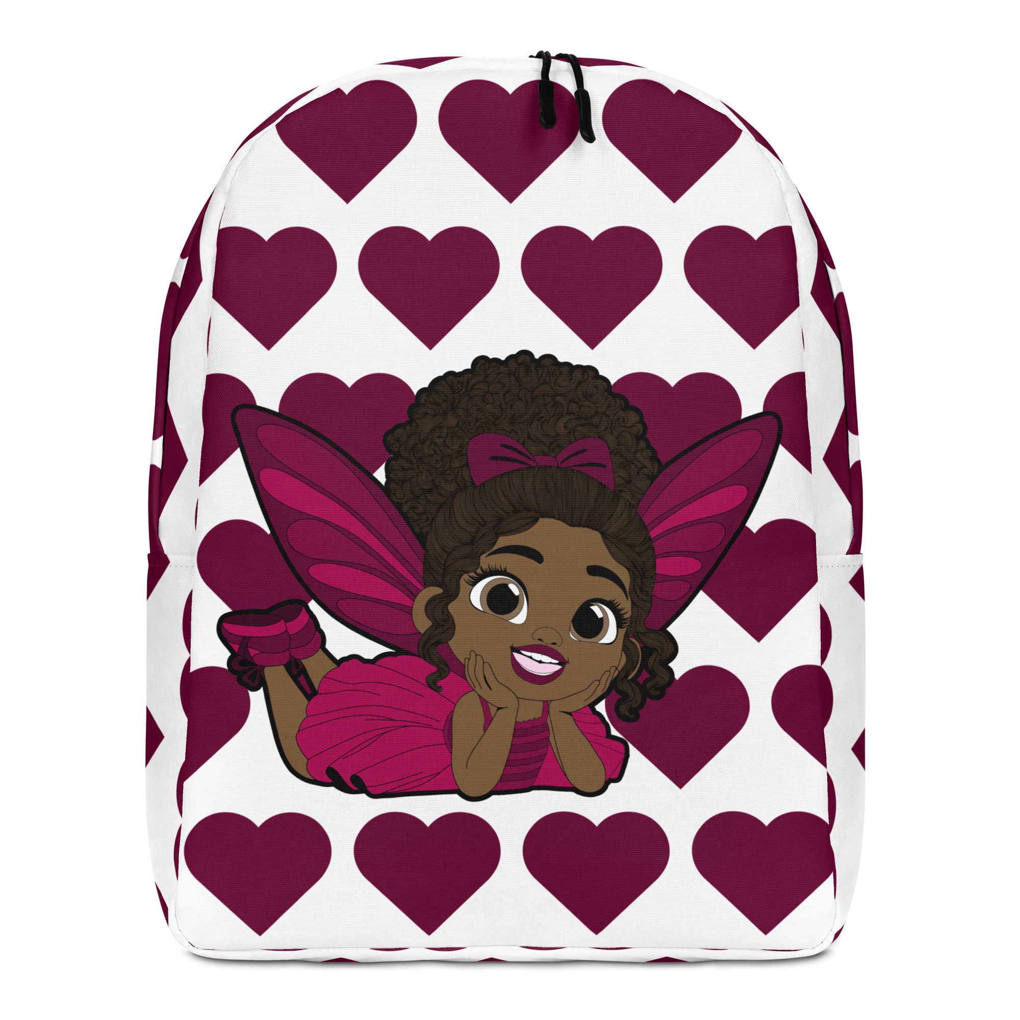 Happy Harper Pixie Backpack - Coco Pixies Signature Heart Pattern