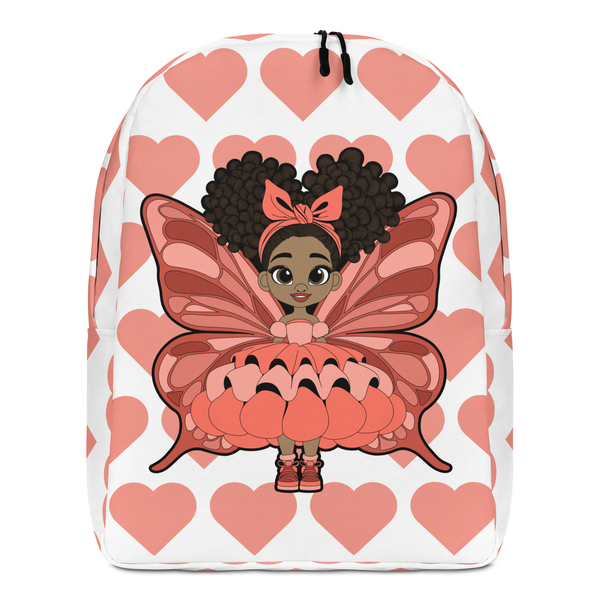 Lovely Layla Pixie Backpack - Coco Pixies Signature Heart Pattern