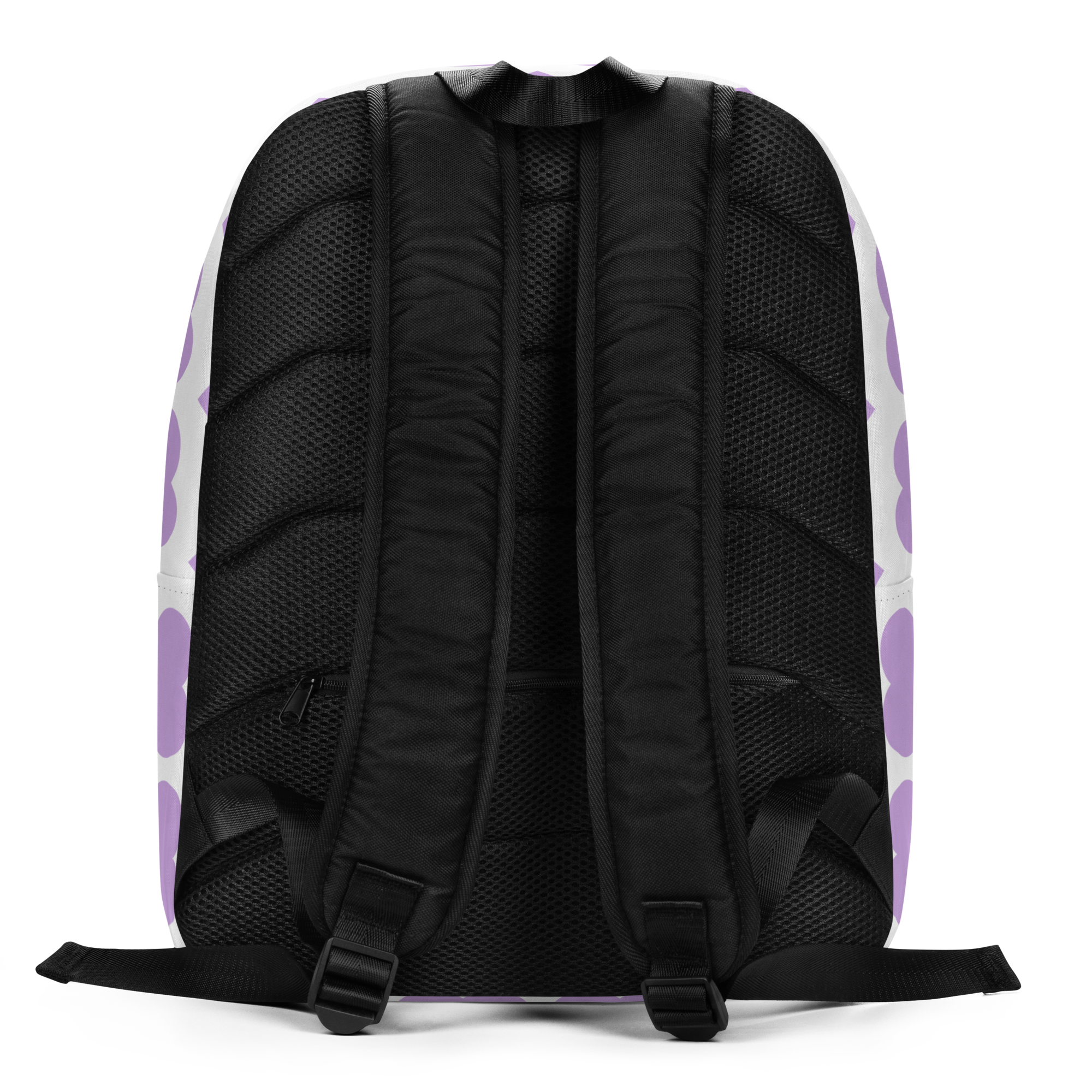 Marvelous Mia Pixie Backpack by Coco Pixies with a Black girl pixie, purple wings and lavender signature heart pattern