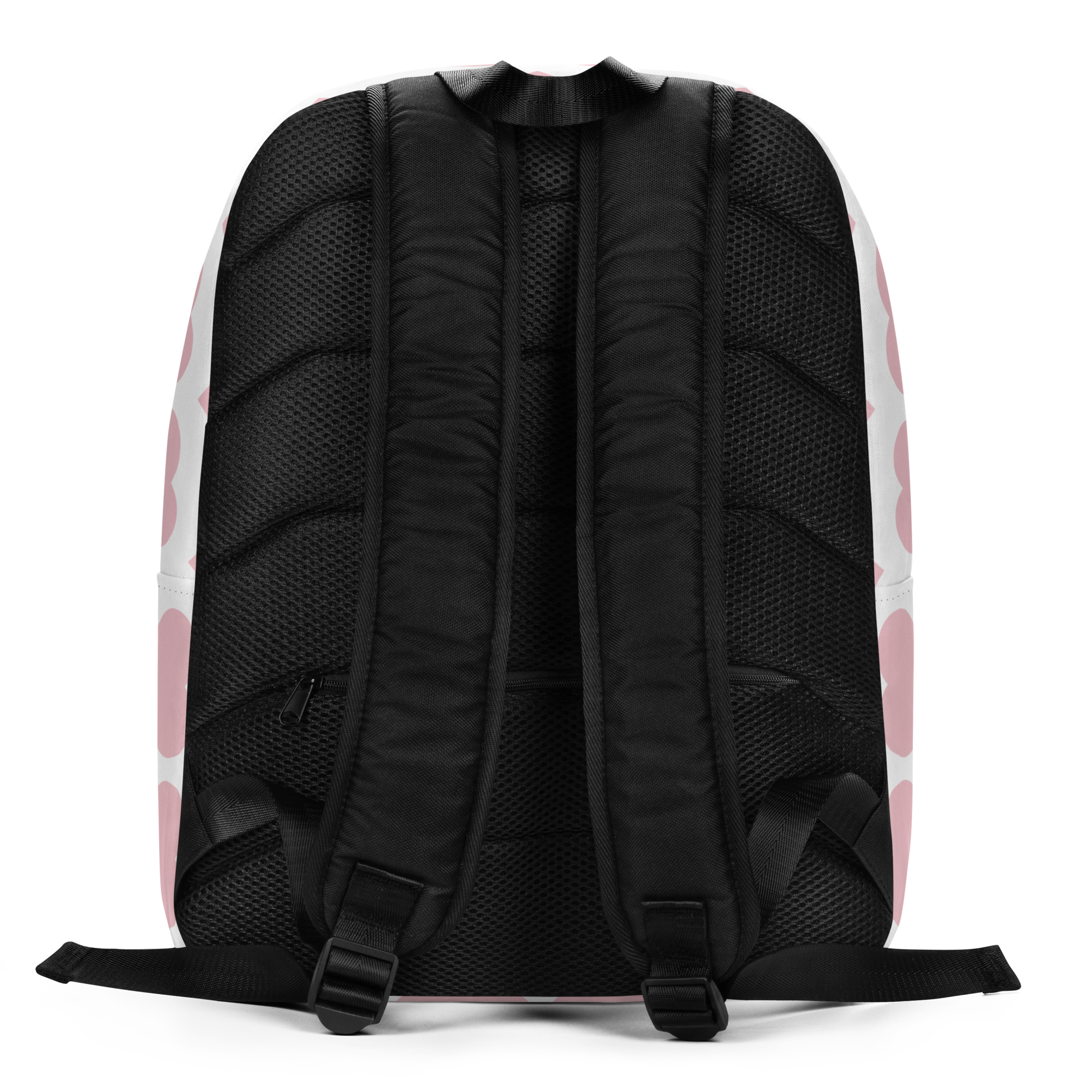 Penelope Pixie Backpack by Coco Pixies with a Black girl pixie, curly hair, pink wings and signature heart pattern