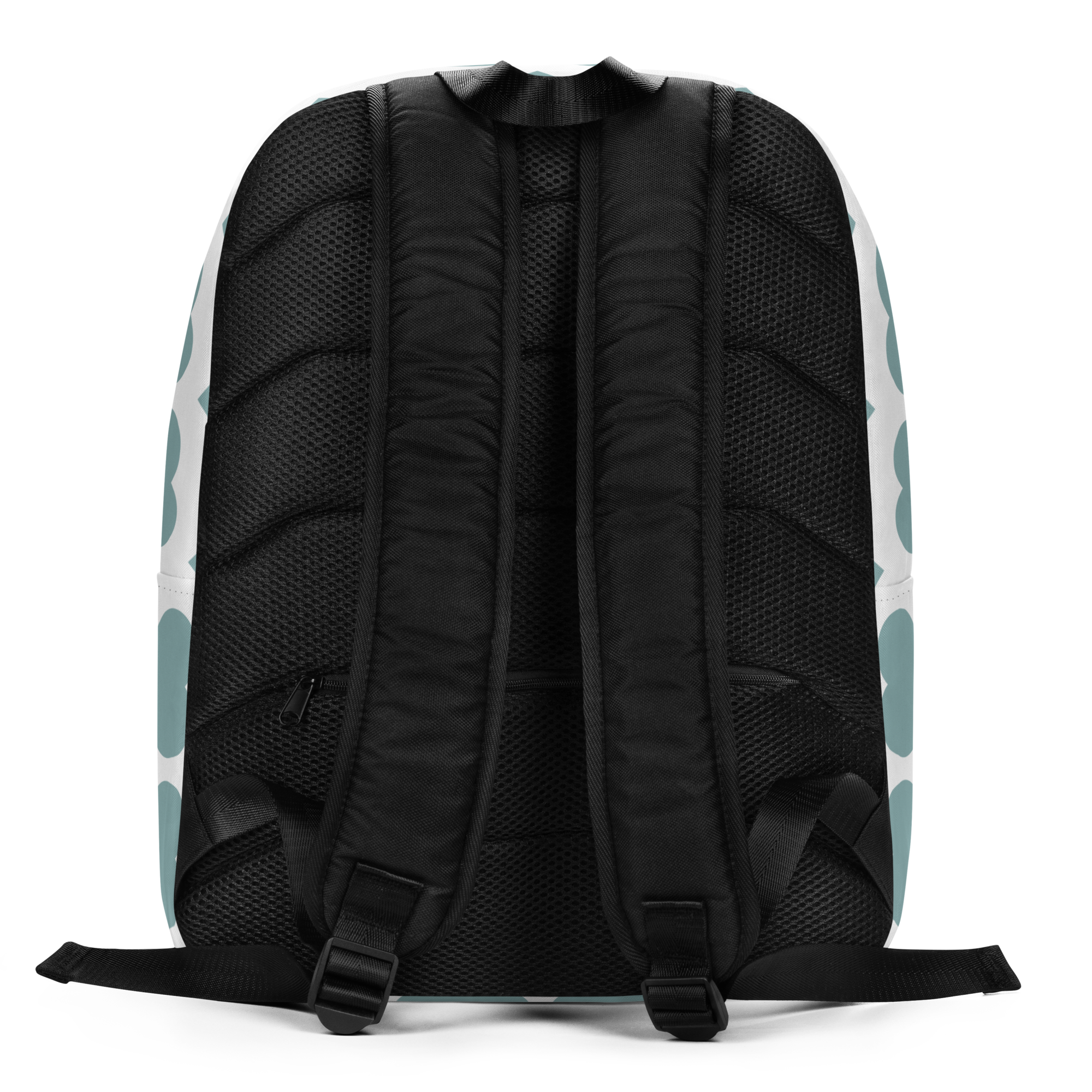 Pixie Piper Backpack by Coco Pixies with aqua signature hearts, floral crown, sunglasses, and pixie wings