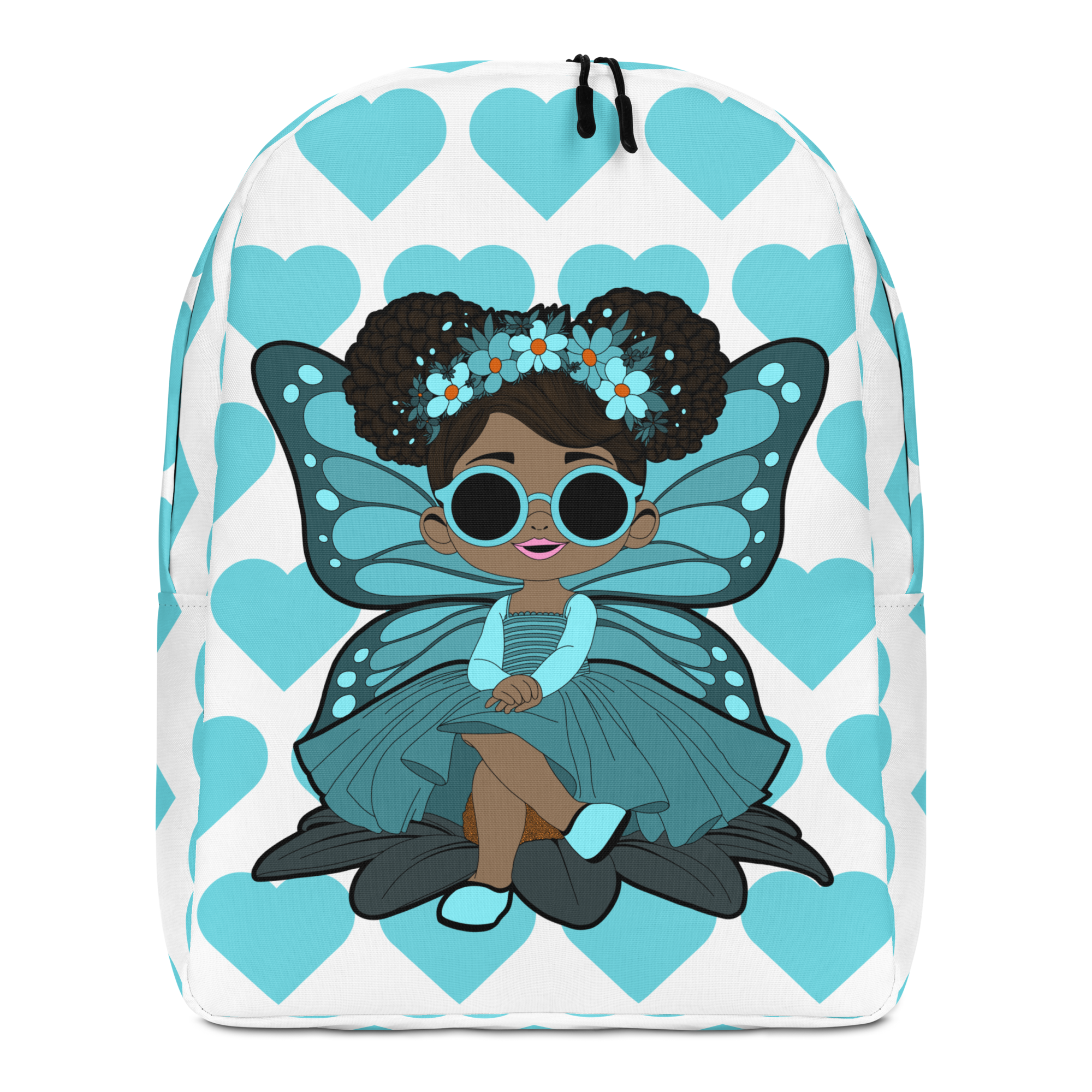 Sassy Sammy Pixie Backpack - Coco Pixies Signature Heart Pattern