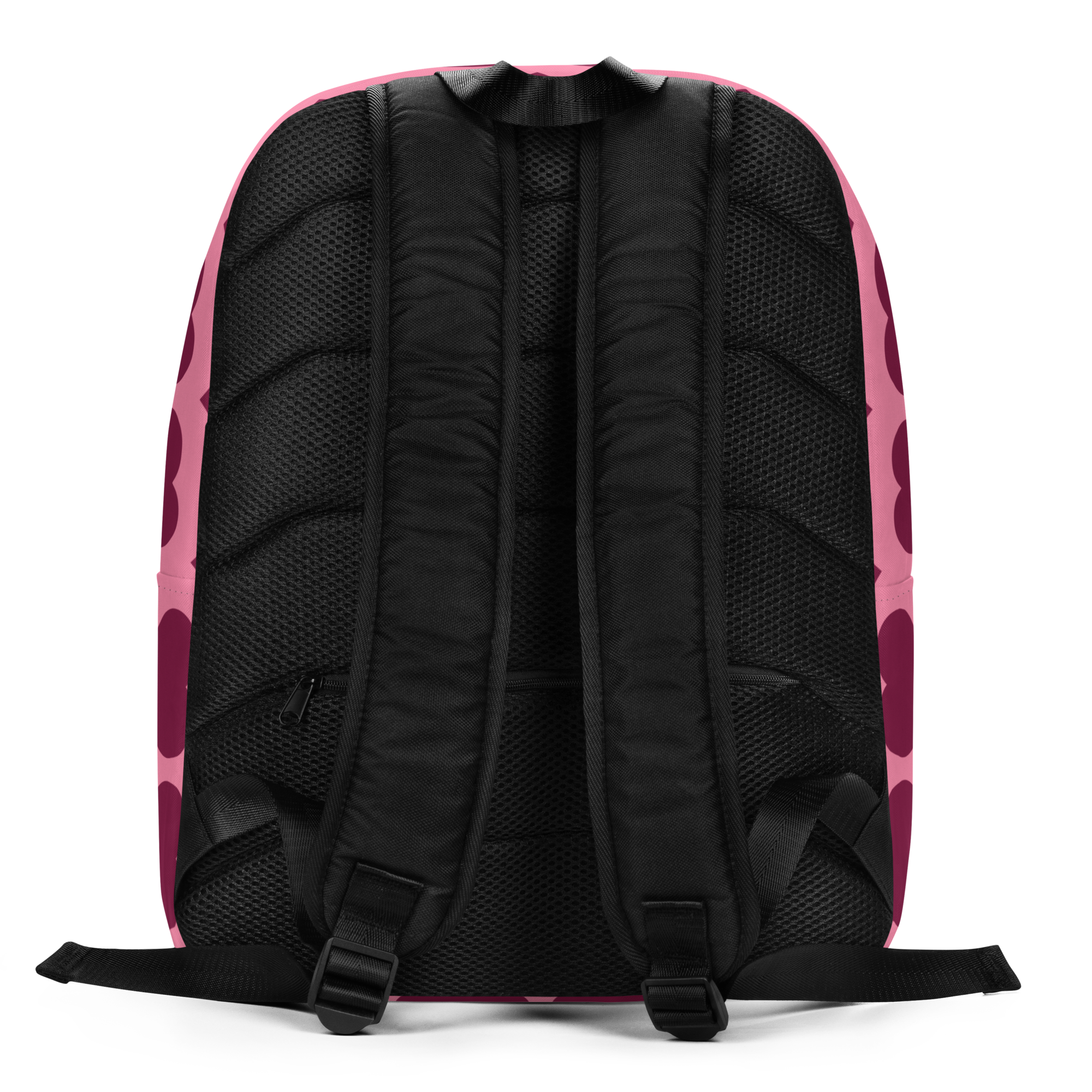 Delightful Daisy Pixie Backpack by Coco Pixies with berry pink hearts, glasses and curly afro puff
