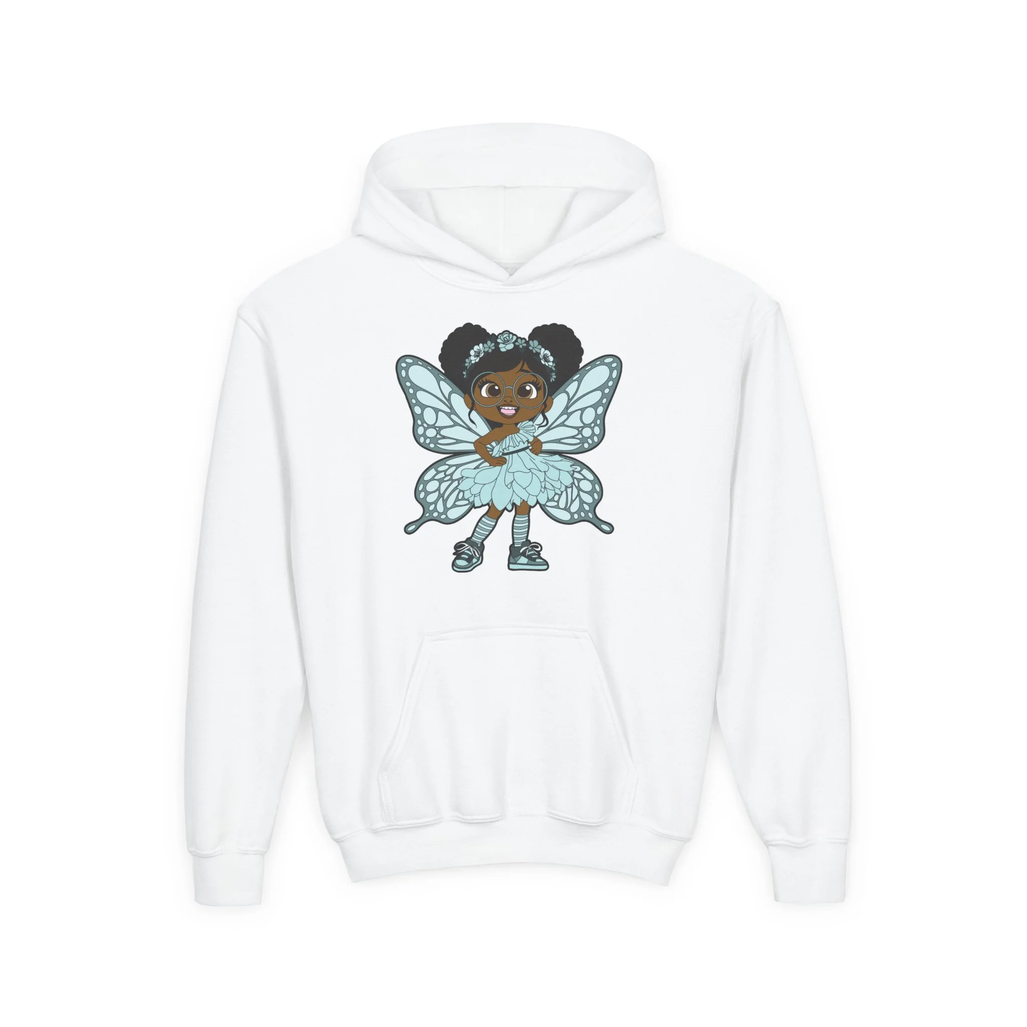 JoJo Jollypuff Pixie Signature Hoodie Sweatshirt - Coco Pixies Character Graphic Pullover, KIDS SIZE