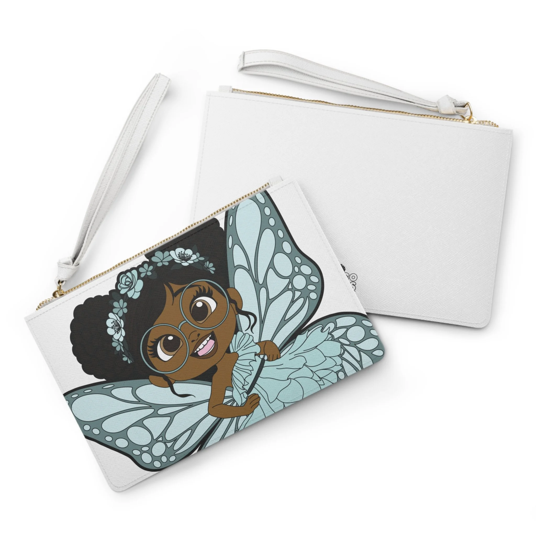 JoJo Jollypuff Pixie Clutch Bag - Coco Pixies Wristlet With Zipper