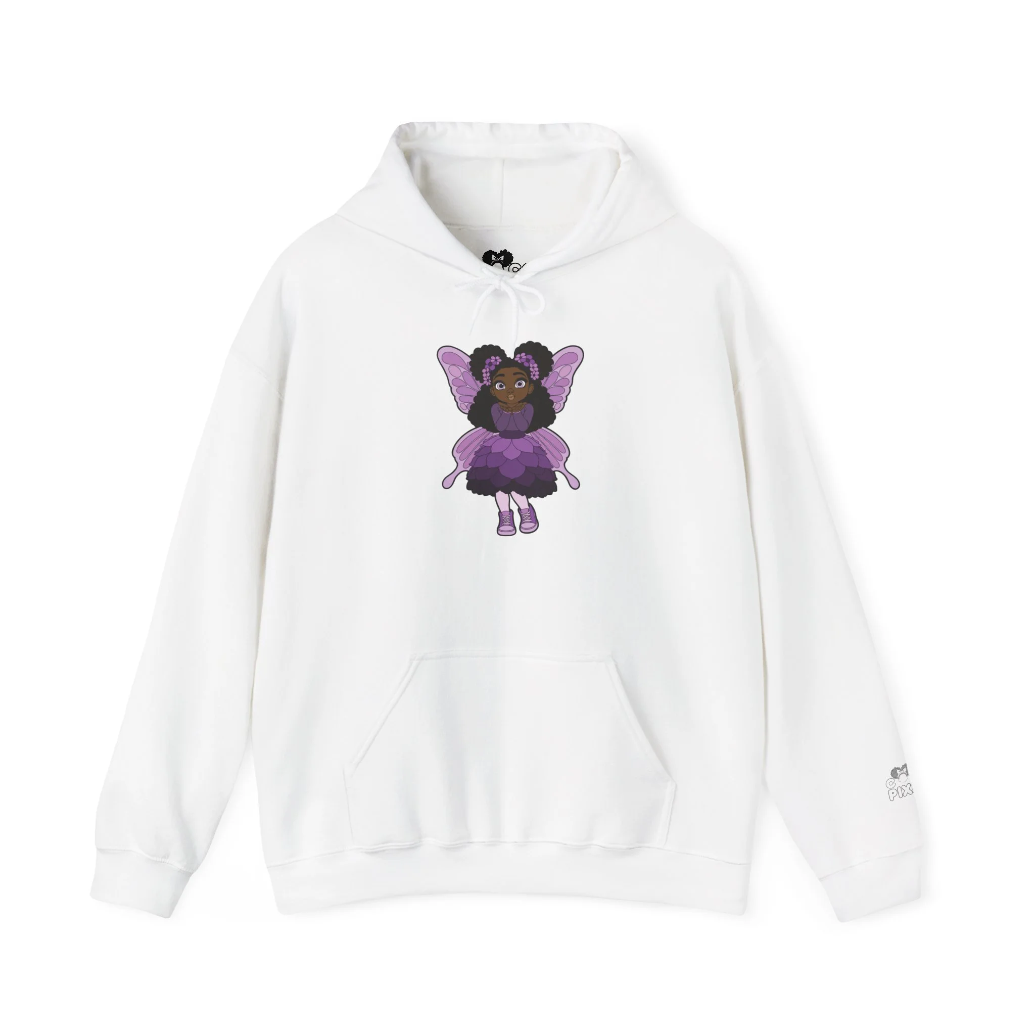 Amber Amazingpuff Pixie Signature Hoodie Sweatshirt - Coco Pixies Character Graphic Pullover, ADULT SIZE