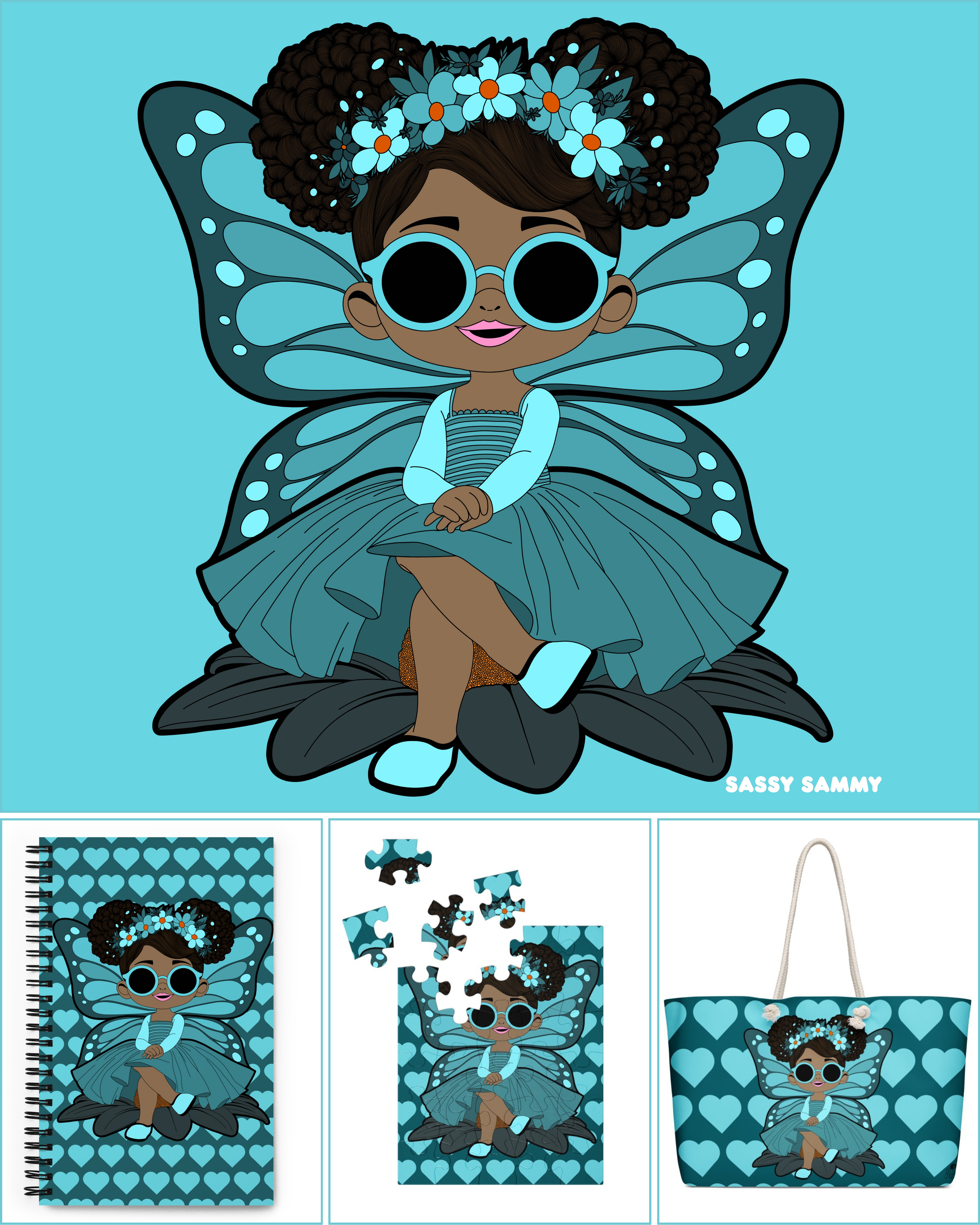 coco-pixies-sassy-sammy-turquoise-fairy-product-collage.png