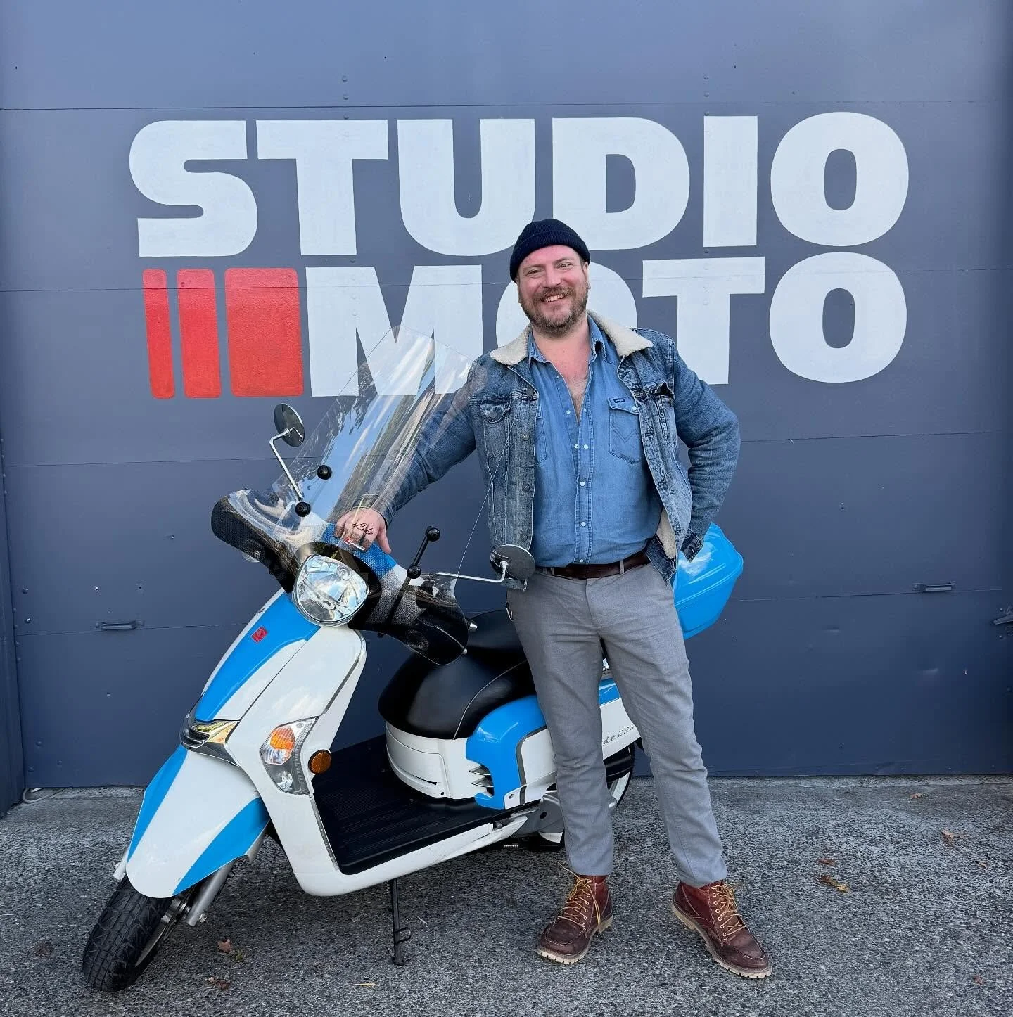 Chris came by in need of transportation- but when you have to choose between practicality and fun what do you choose? A scooter of course because you don&rsquo;t HAVE to choose! And no better choice than a great reconditioned low mileage pre-loved Ky
