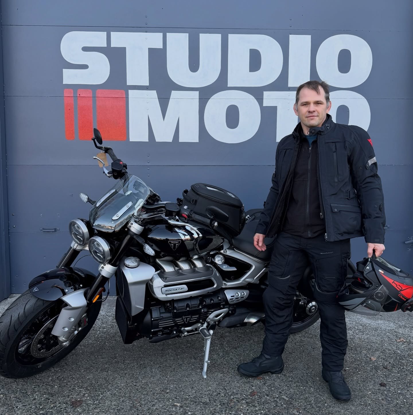 Sergeys hunt for his ultimate sport tourer took him from his sweet Honda Interceptor to this immaculate Chrome Edition Rocket 3 R. 
Comfort, style, and biggest engine you can get straight off the factory line&hellip;. Good choice! Thanks so much and 