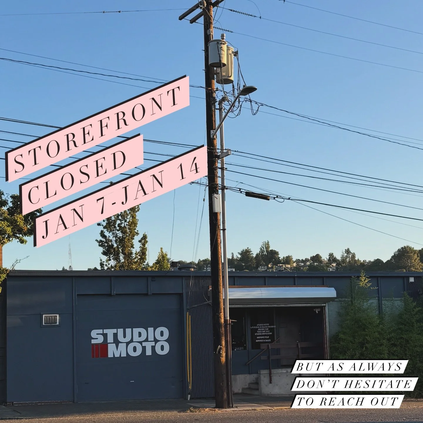 Storefront closed Jan 7-Jan 14
but dm or call cause I miss ya