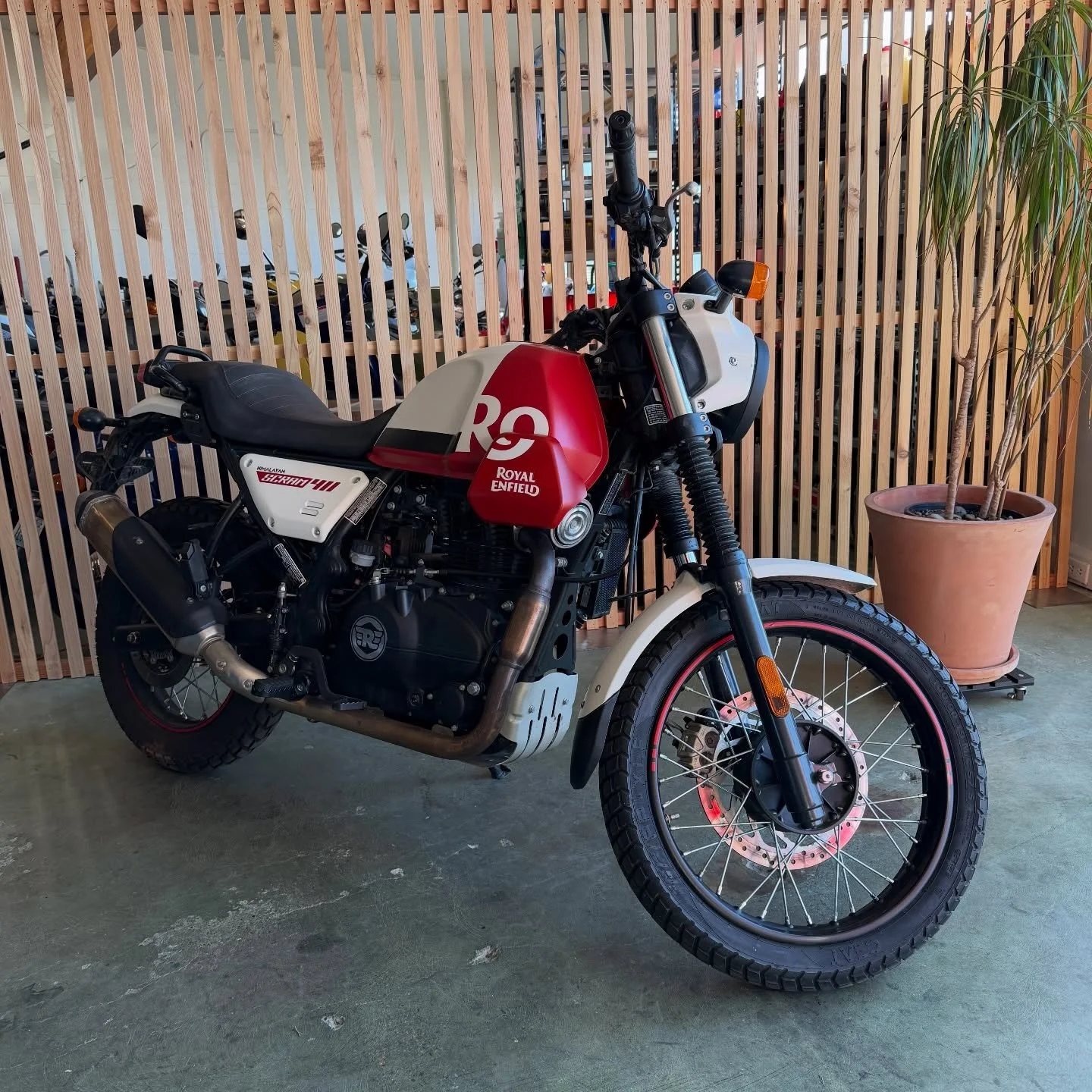 2023 Royal Enfield Scram 411
$2999

Pierre Terblanche&rsquo;s rugged enduro gets stripped down further as the Scram 411, a scrambler iteration of the beloved Himalayan mini adventure bike. With all of the same capabilities and fun characteristics , t