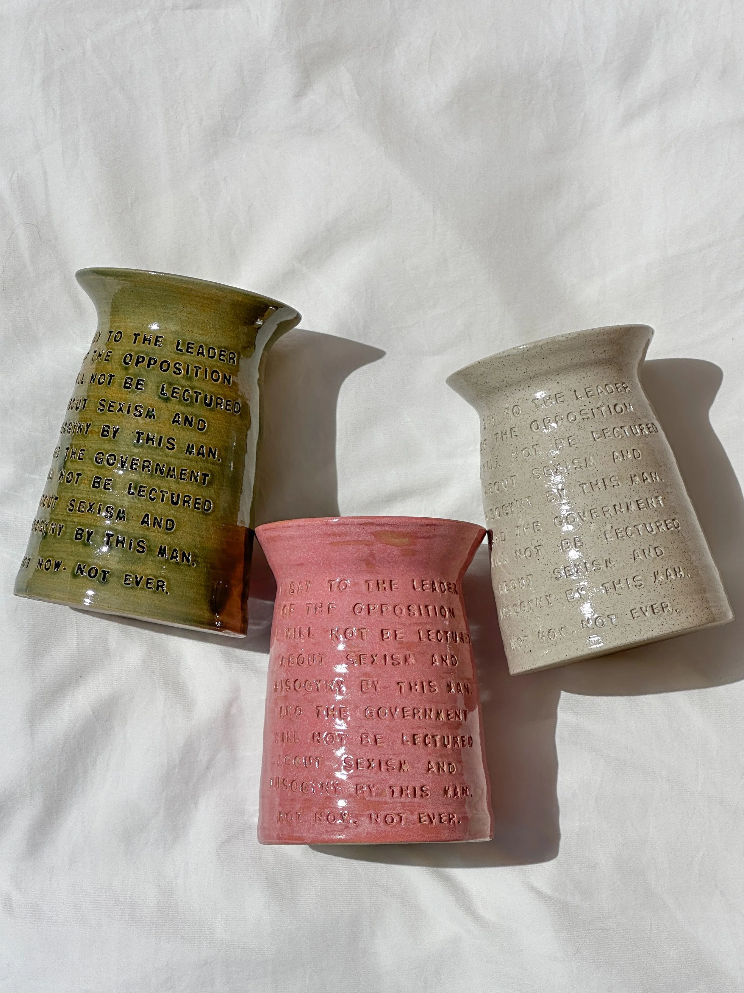 PRE-ORDER - sexism & misogyny vase