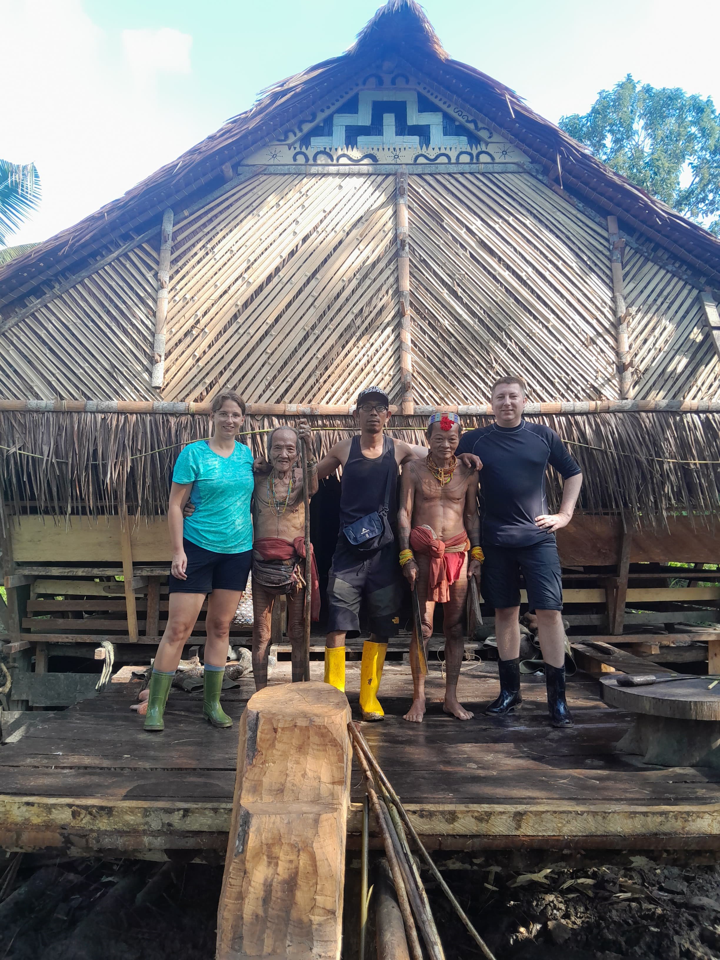 Our local guide with the clients