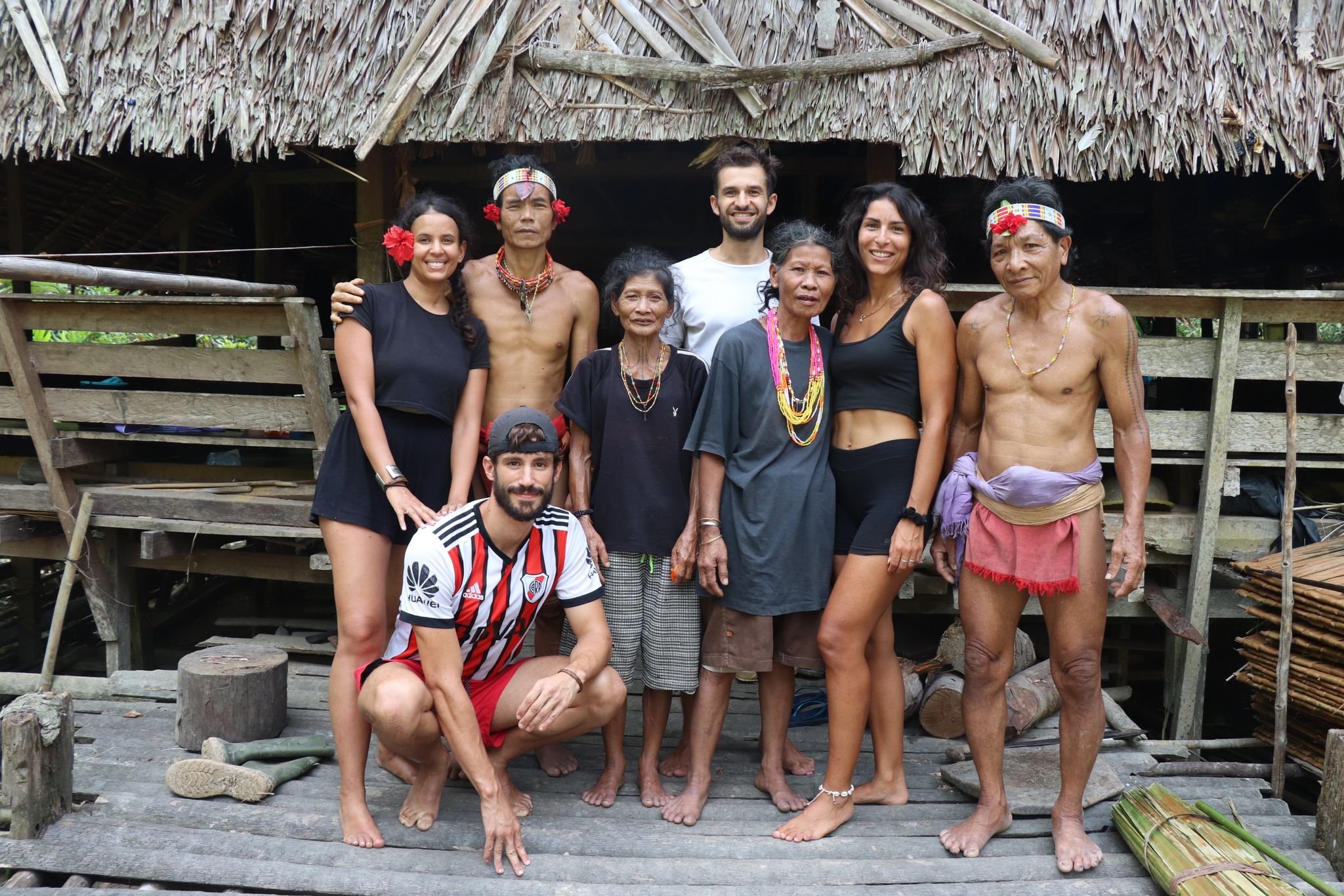 Mentawai tribe with our clients
