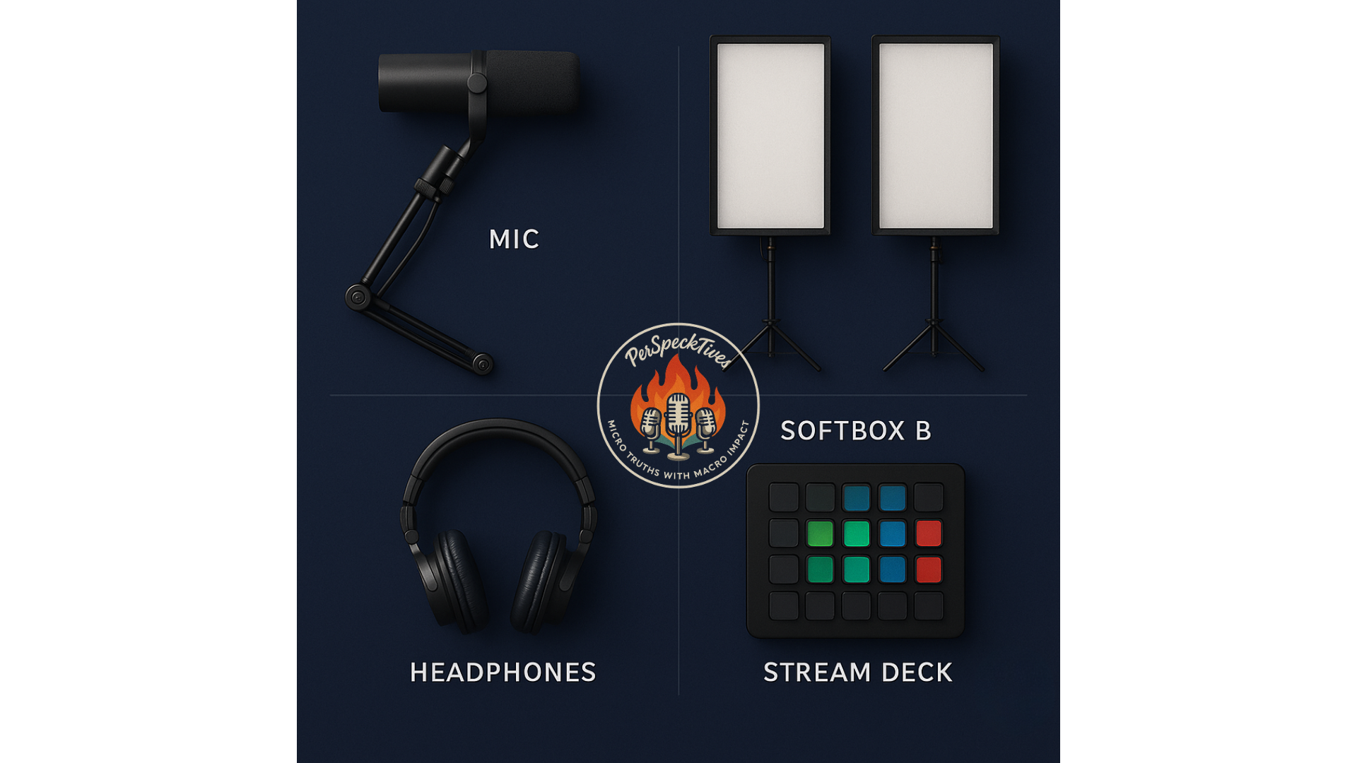 Stream Deck, Boom Arms, and Softboxes: Building a Studio on Faith and Budget