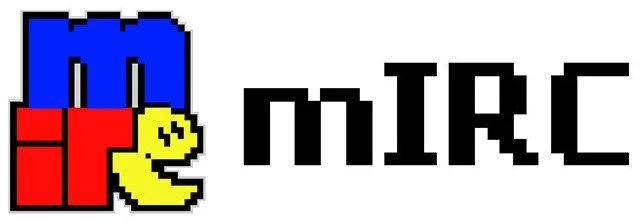 Captura de pantalla del programa mIRC