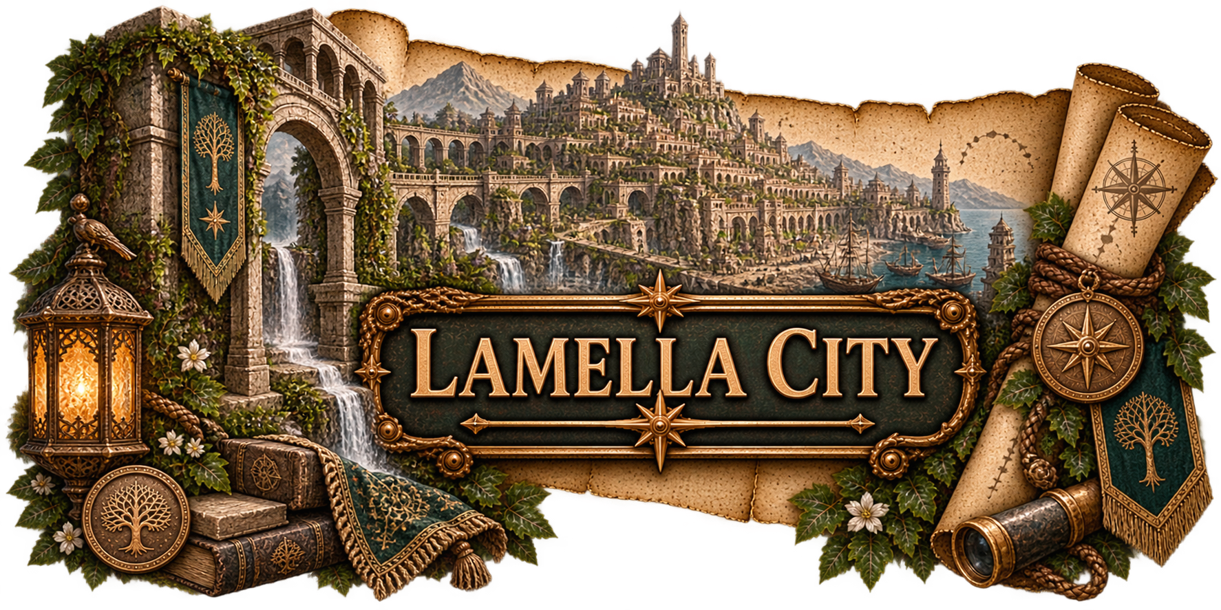 Explore maps of the Lamella City
