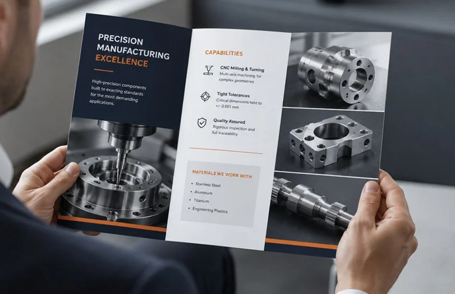 Sales brochure marketing