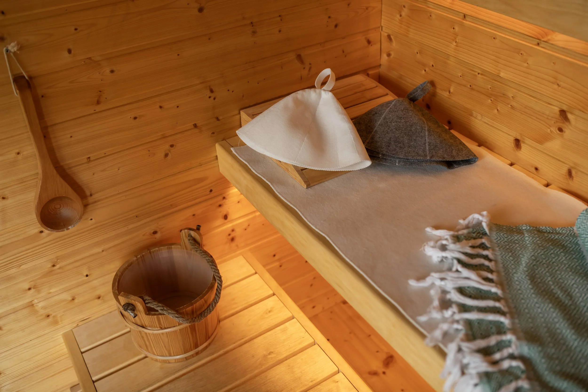 The Sauna and Lake