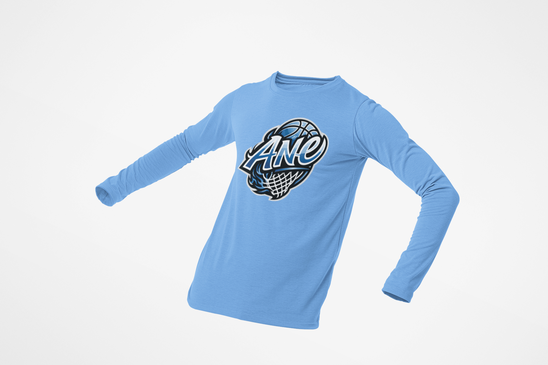 ANE Long Sleeve Dri-Fit T-Shirt Flaming Net