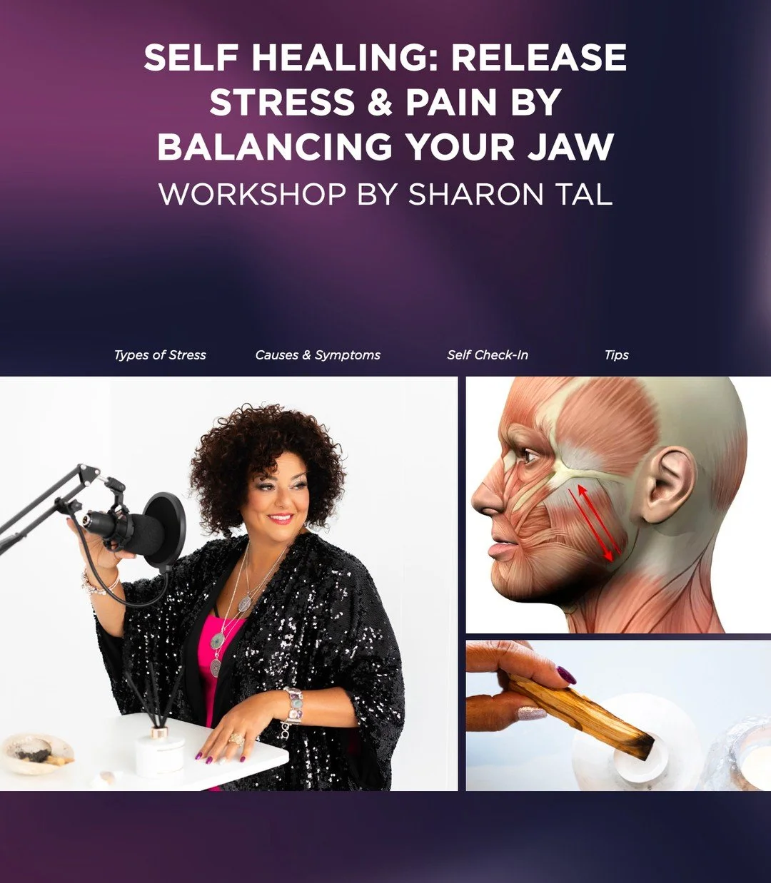 😣 TMJ Relief Workshop | 24 March 2026 | 6PM 😣

Do you suffer from jaw tension, teeth grinding, headaches, neck pain, facial pain, or unexplained anxiety held in the body?

TMJ dysfunction is rarely &ldquo;just the jaw.&rdquo;
It&rsquo;s deeply conn